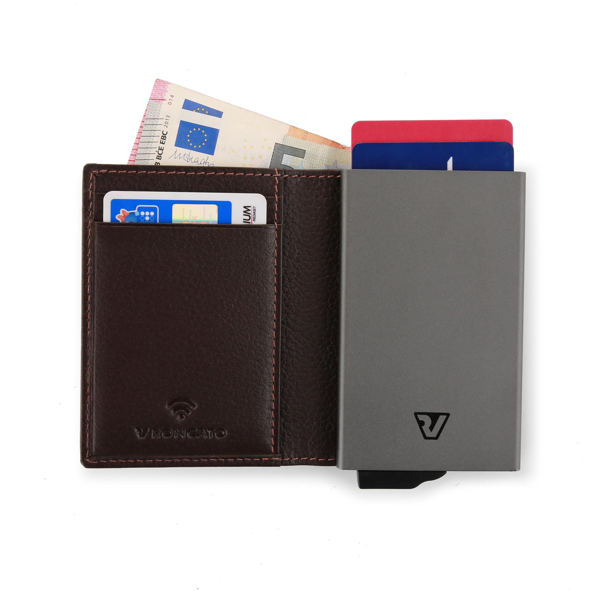 IRON 4.0 Porte-cartes 7x11x2 cm - Marron