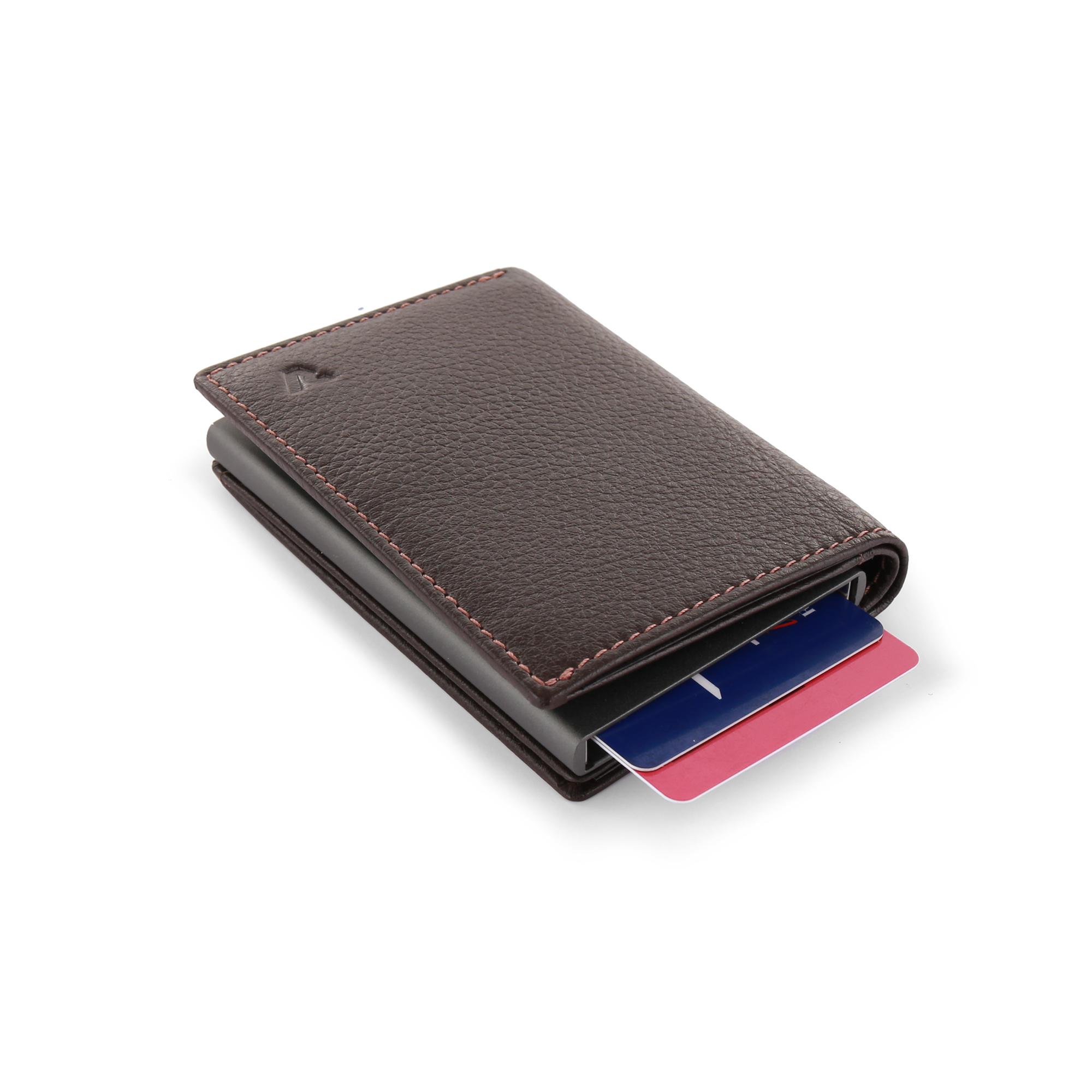 IRON 4.0 Porte-cartes 7x11x2 cm - Marron