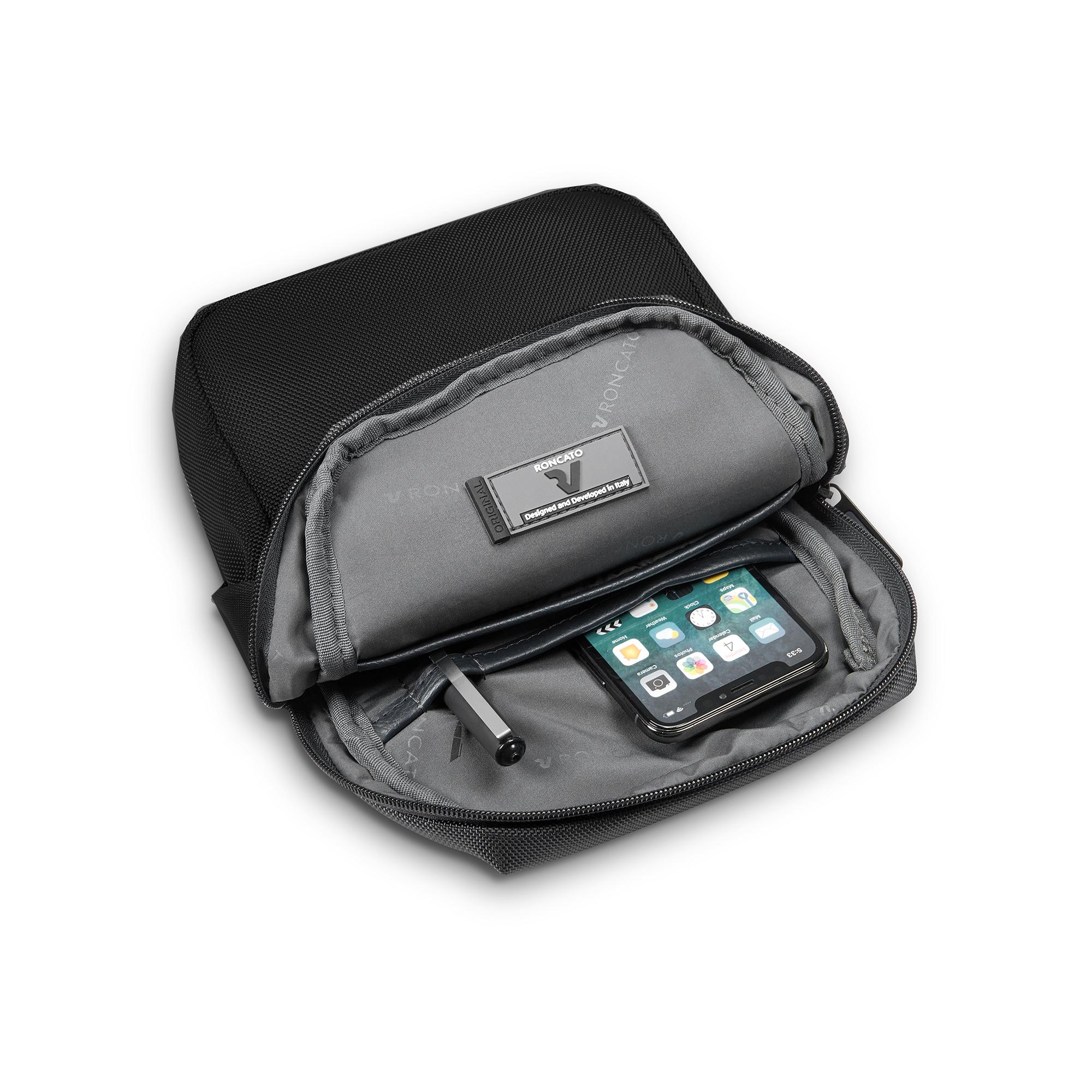 PANAMA 4.0 Sacoche homme 18x23x5.5 cm - Noir