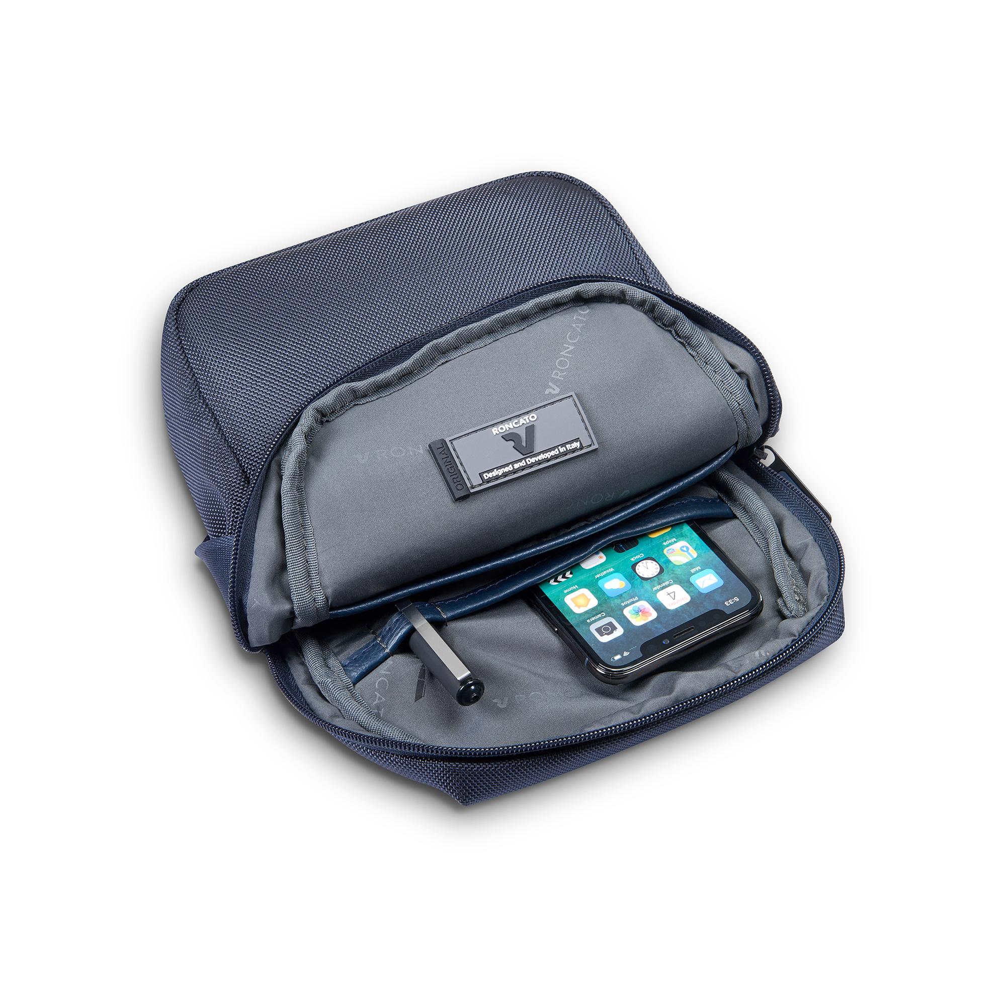 PANAMA 4.0 Sacoche homme 18x23x5.5 cm - Bleu nuit