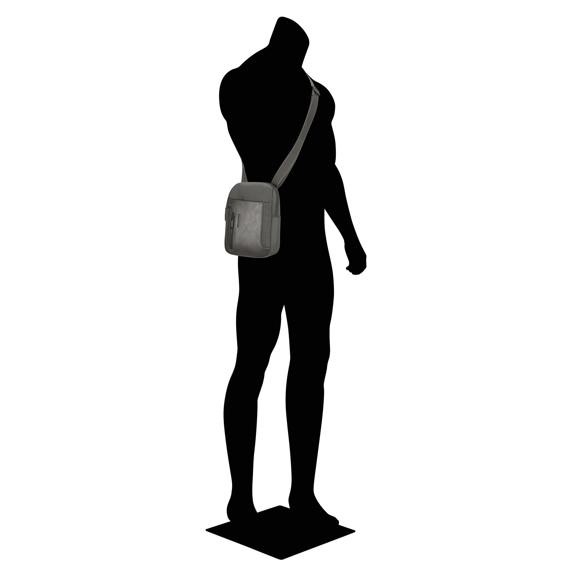 PANAMA 4.0 Sacoche homme 18x23x5.5 cm - Gris