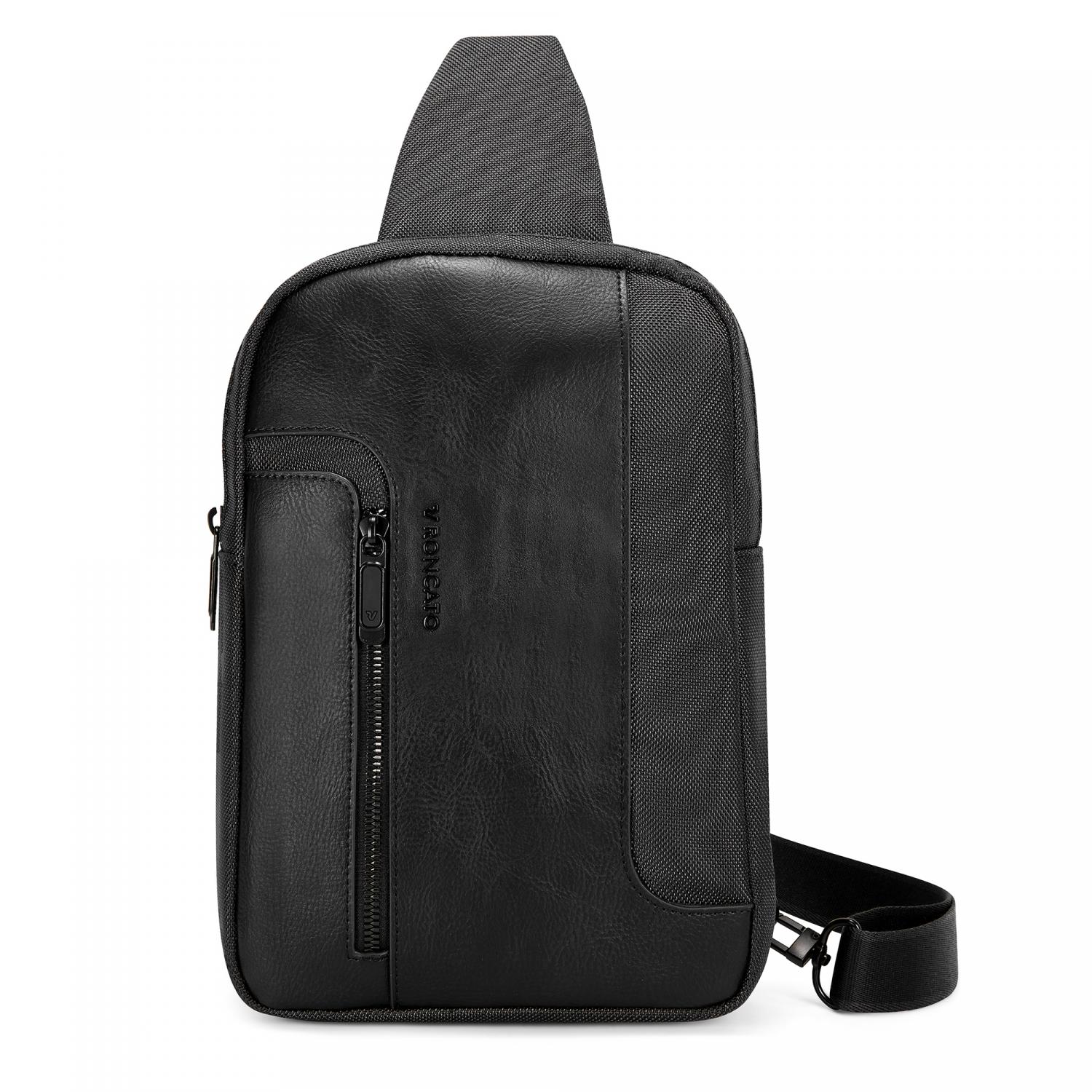 PANAMA 4.0 Borsello uomo 20x29x6 cm - Nero