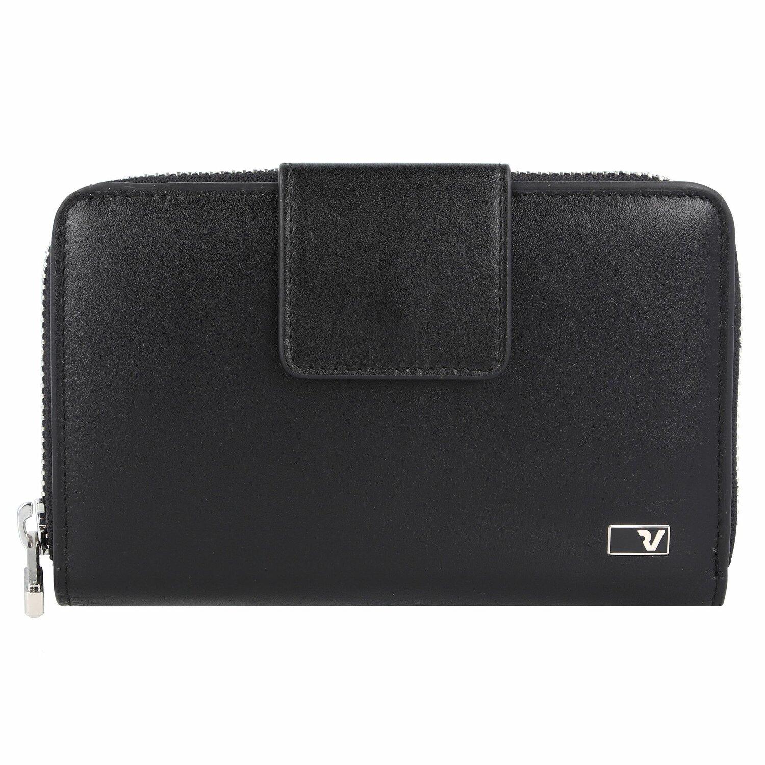 Roncato Pe-firenze W 2.0 Portafoglio Donna 15x10x3.5 Cm - Nero