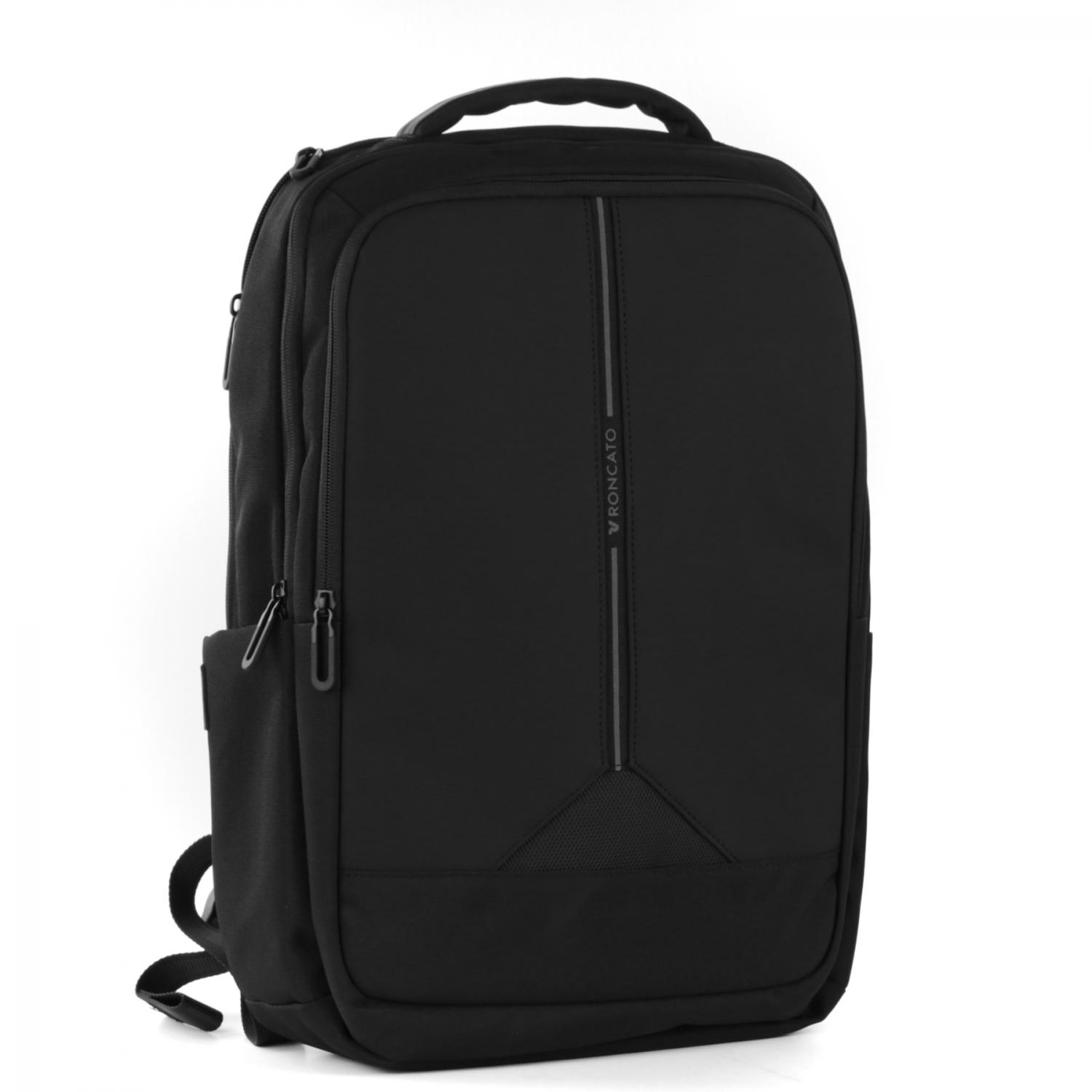 CLAYTON Zaino da lavoro porta PC 17 -  48x33x18 cm - Nero