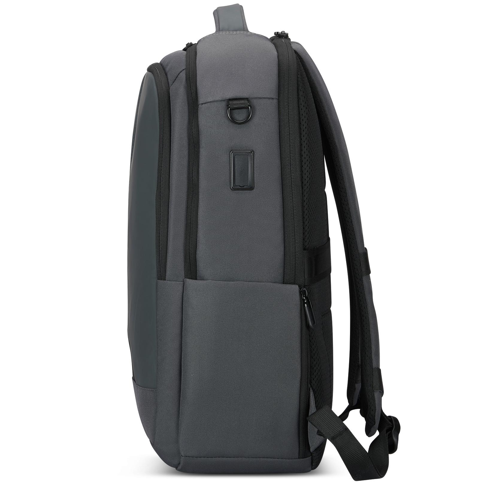 CLAYTON Mochila trabajo para portatil 17 - 48x33x18 cm - Antracita
