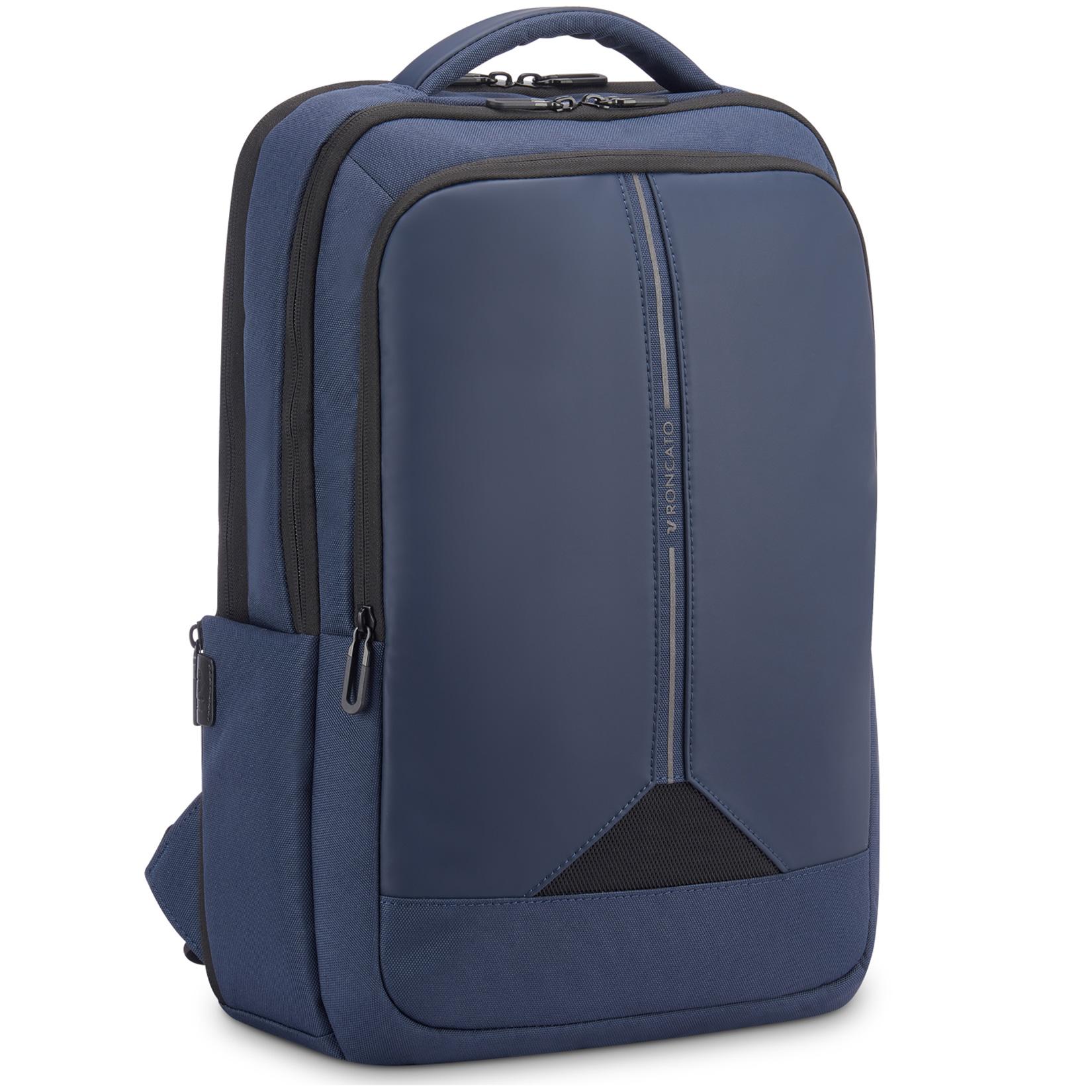 CLAYTON Mochila trabajo para portatil 17 - 48x33x18 cm - Azul Oscuro