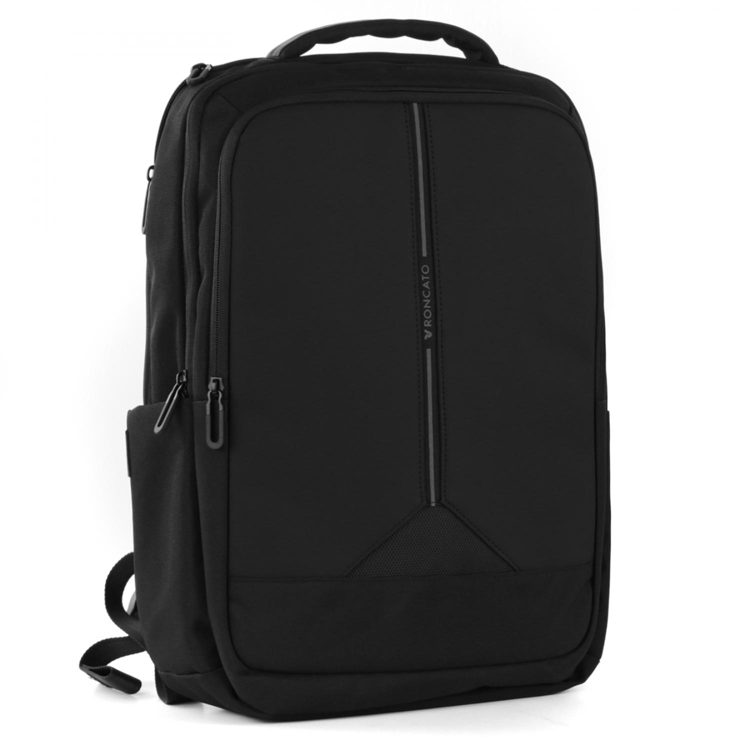 CLAYTON Zaino da lavoro porta PC 15.6 -  44x31x15 cm - Nero