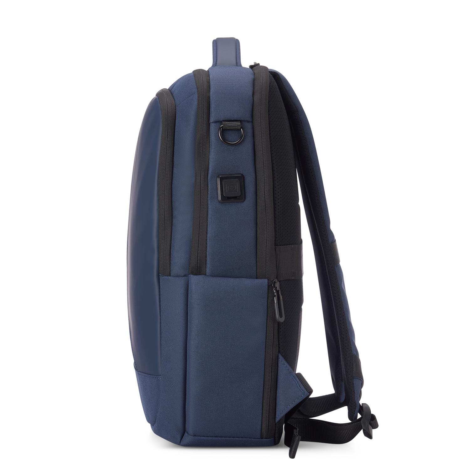 CLAYTON Mochila trabajo para portátil 15.6 - 44x31x15 cm - Azul Oscuro