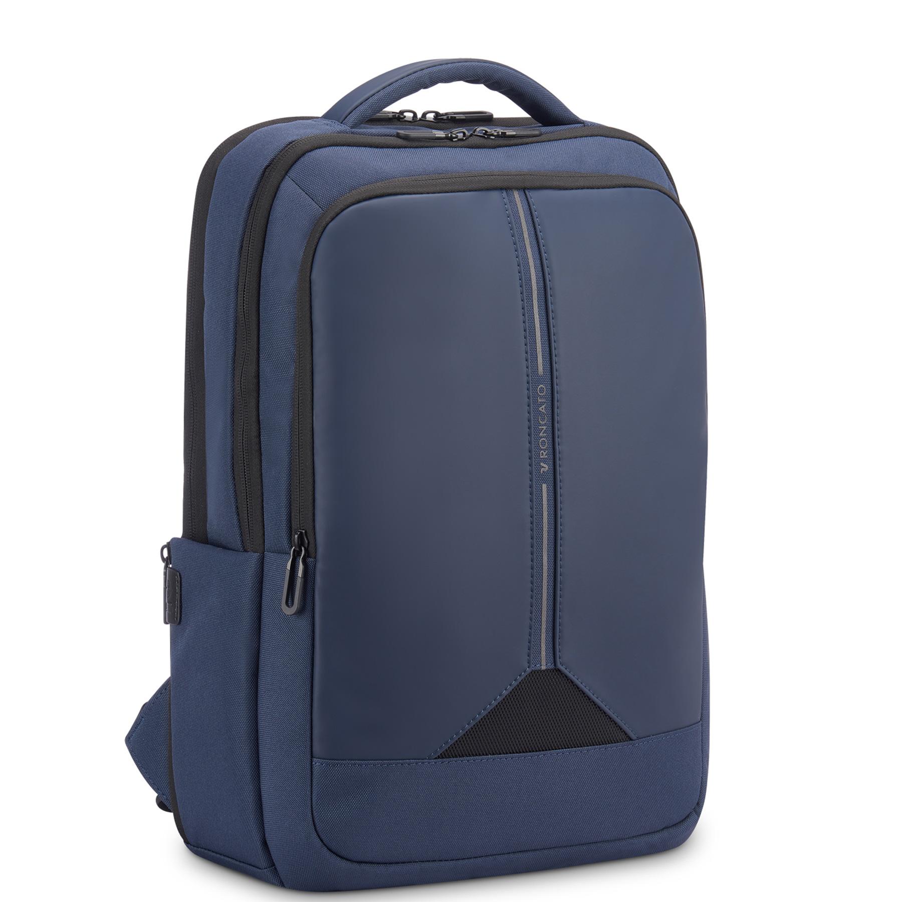 CLAYTON Mochila trabajo para portátil 15.6 - 44x31x15 cm - Azul Oscuro