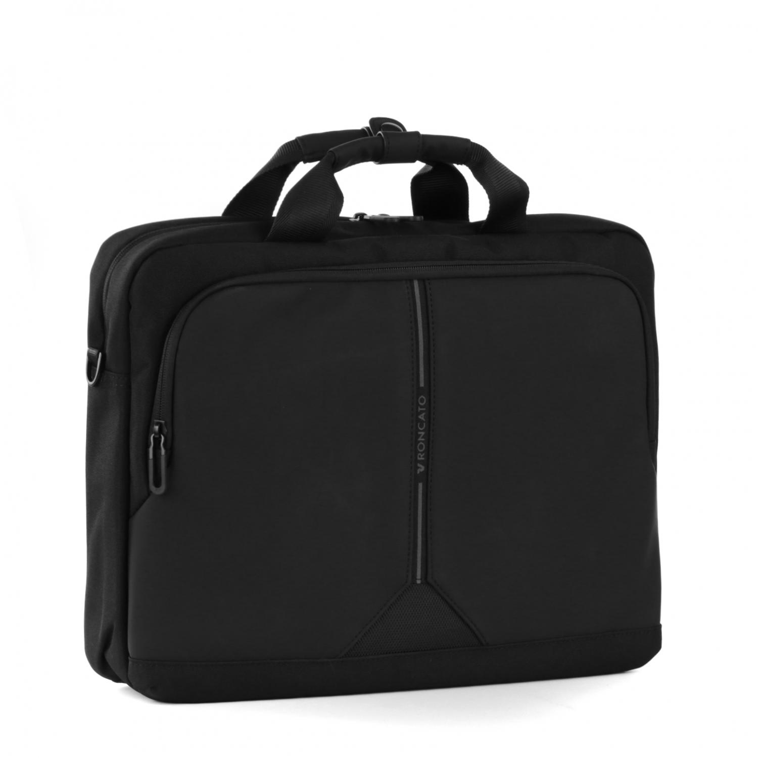 CLAYTON Borsa porta computer porta PC 15.6 -  30x40x10 cm - Nero