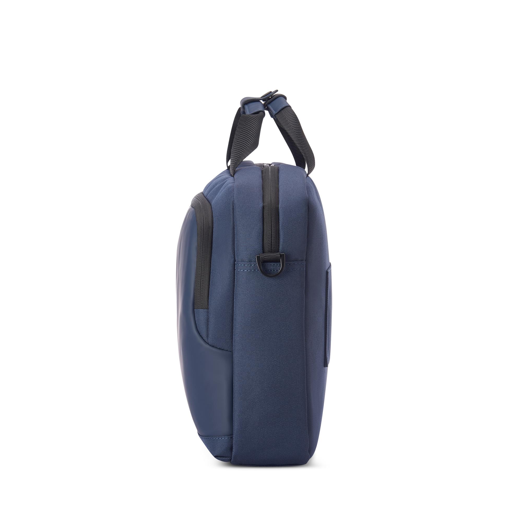 CLAYTON Sacoche pour ordinateur avec compartiment pour ordinateur 15.6 - 30x40x10 cm - Bleu nuit