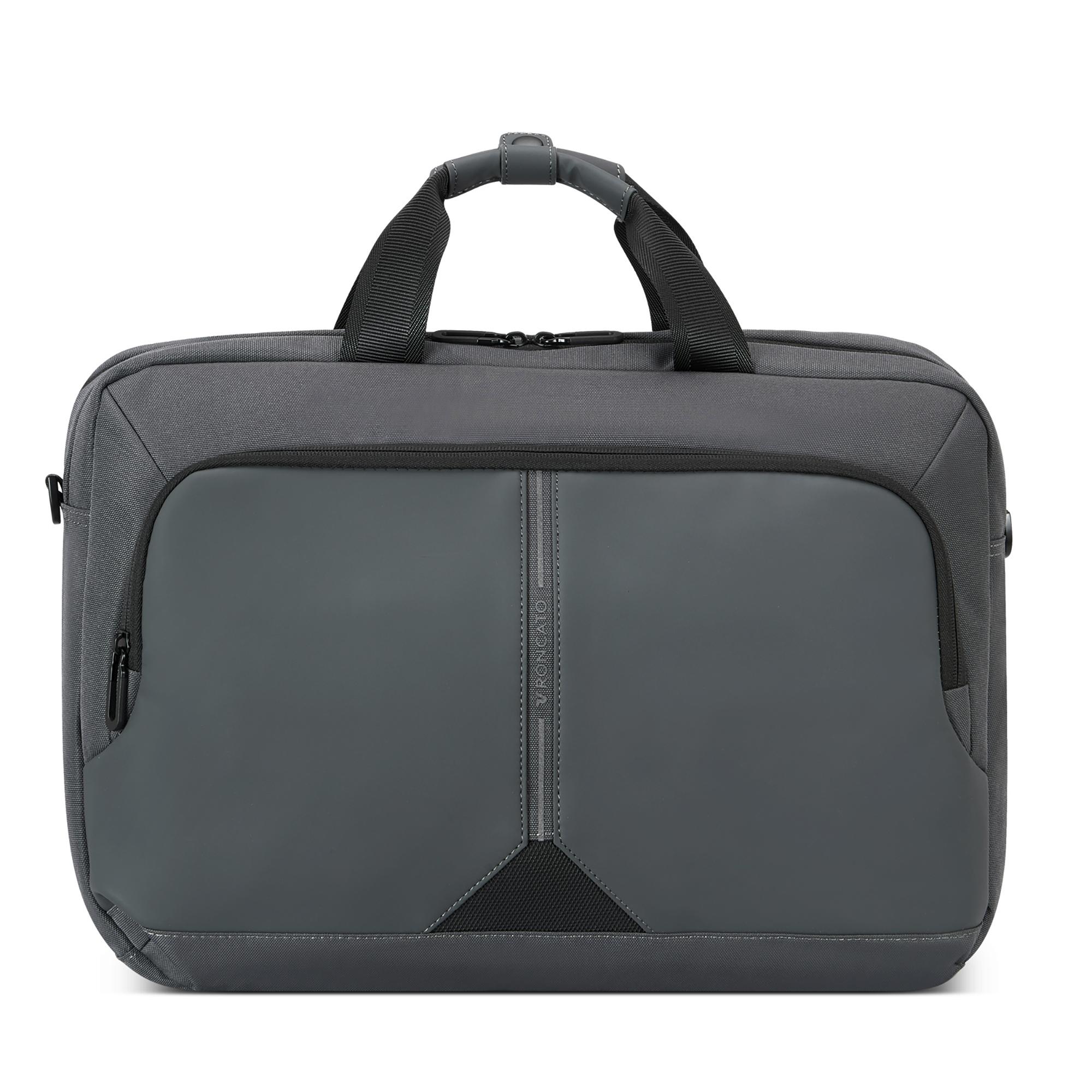 CLAYTON Sacoche pour ordinateur avec compartiment pour ordinateur 15.6 - 31x44x12 cm - Anthracite