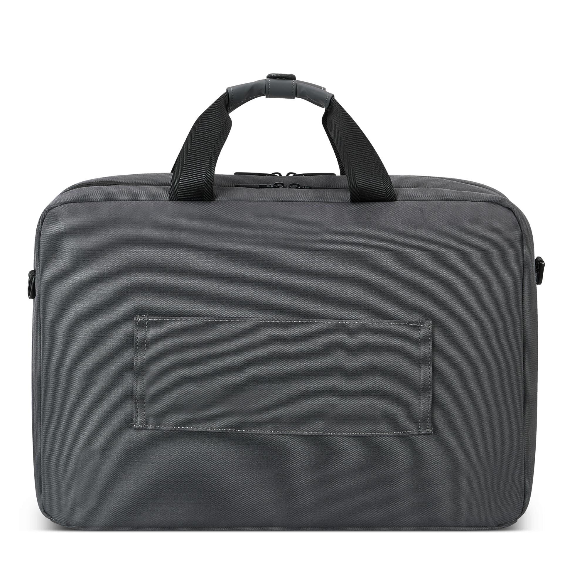CLAYTON Sacoche pour ordinateur avec compartiment pour ordinateur 15.6 - 31x44x12 cm - Anthracite