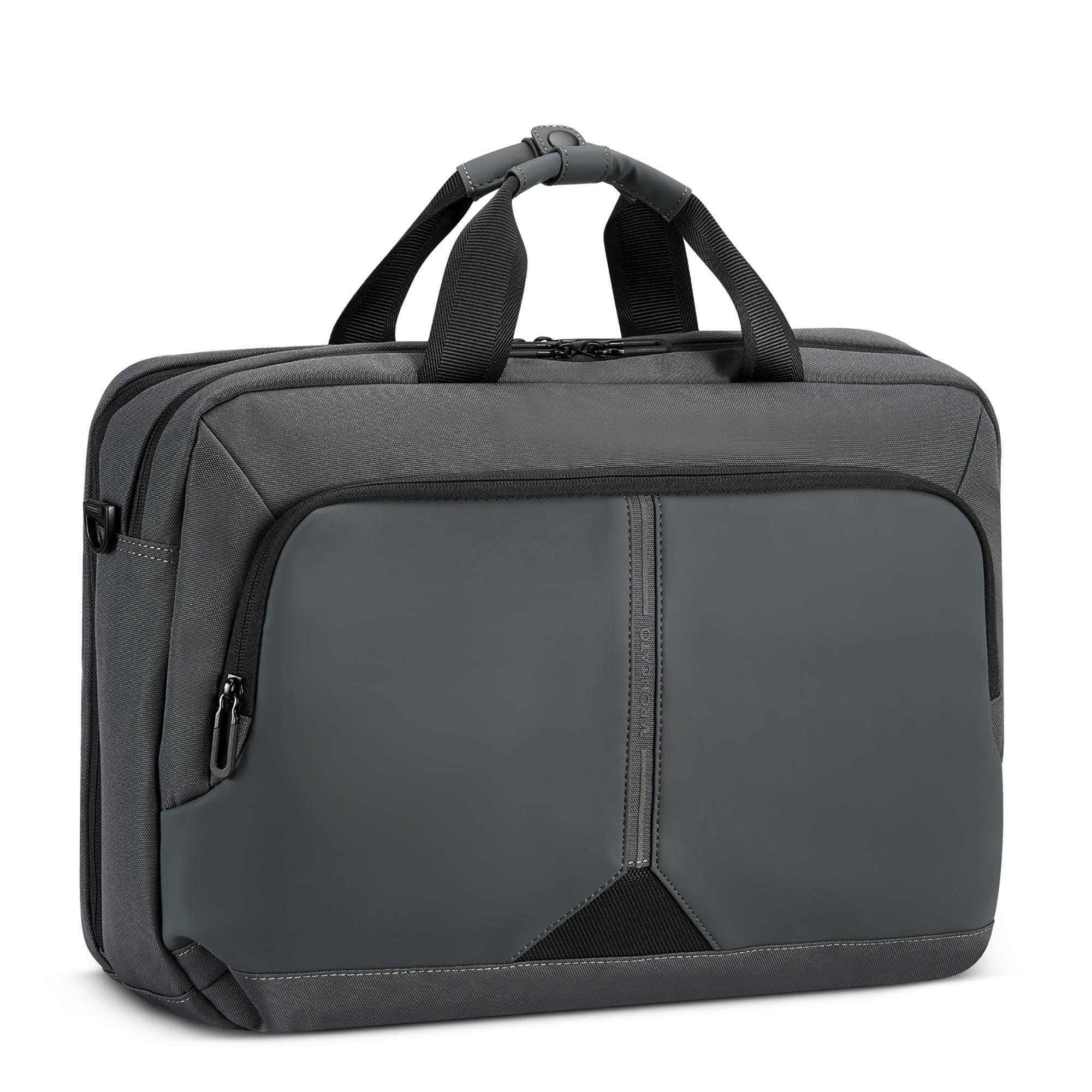 CLAYTON Sacoche pour ordinateur avec compartiment pour ordinateur 15.6 - 31x44x12 cm - Anthracite