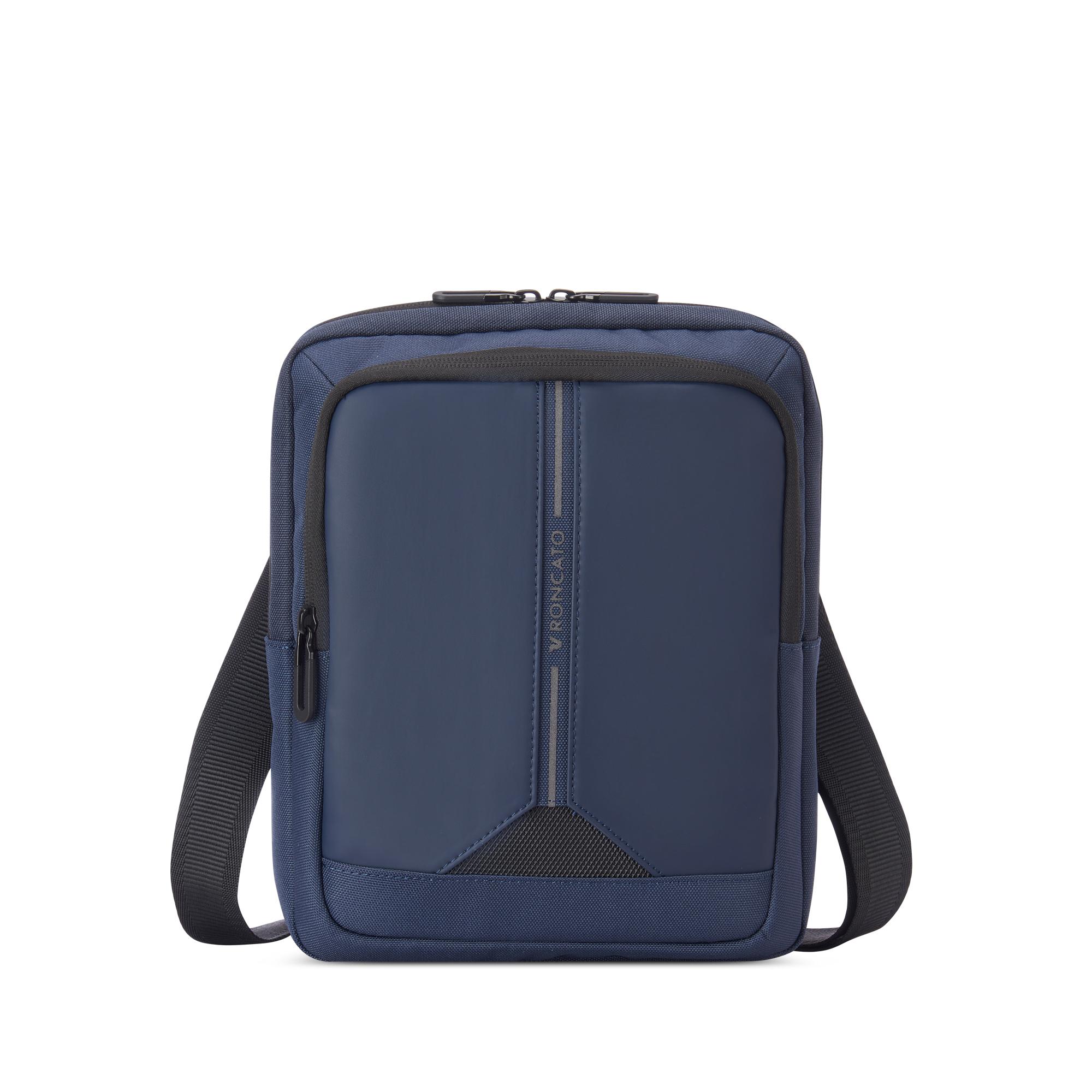 CLAYTON Sacoche homme 22x28x7 cm - Bleu nuit