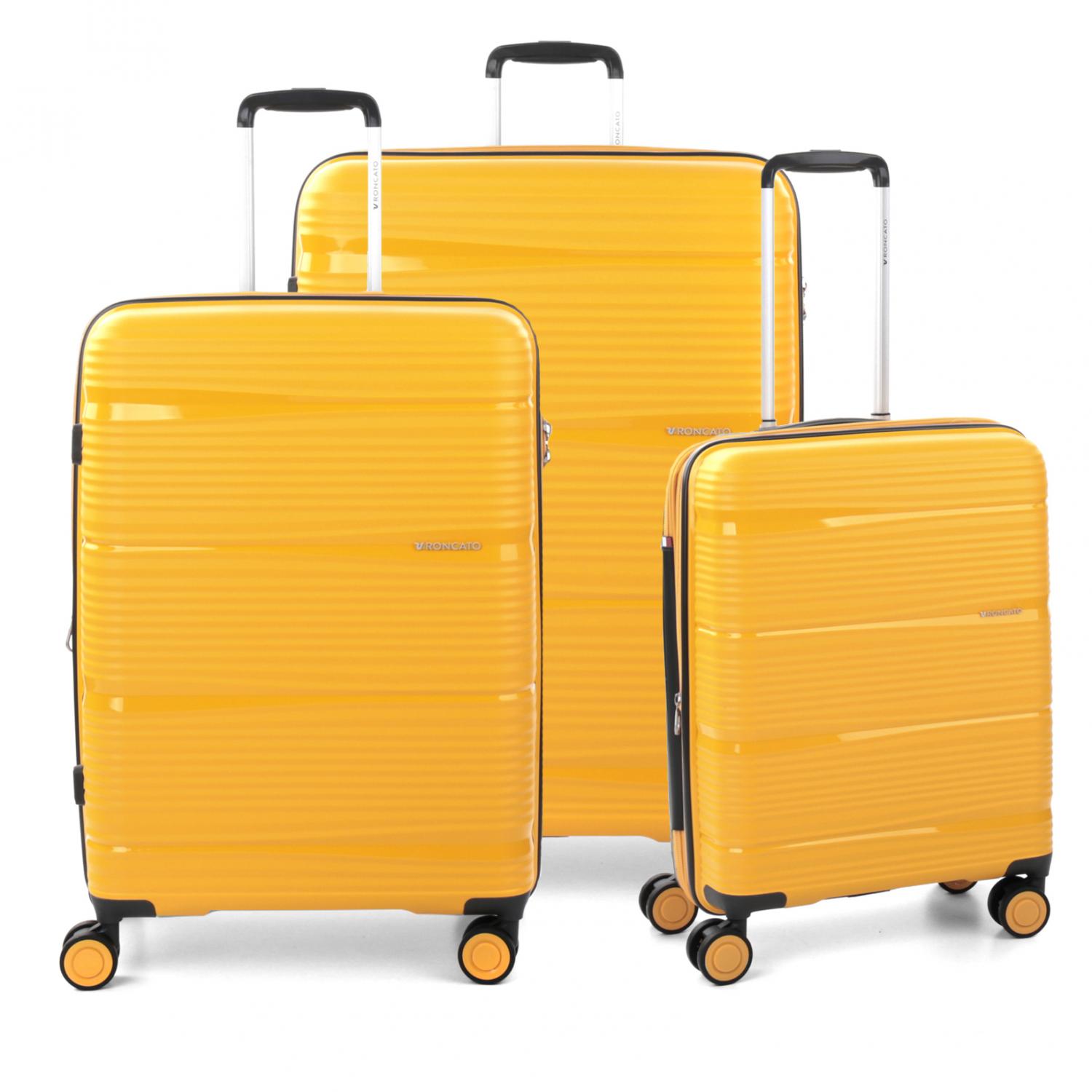 Roncato R-lite Set Valigie (grande, Medio, Cabina) - Giallo