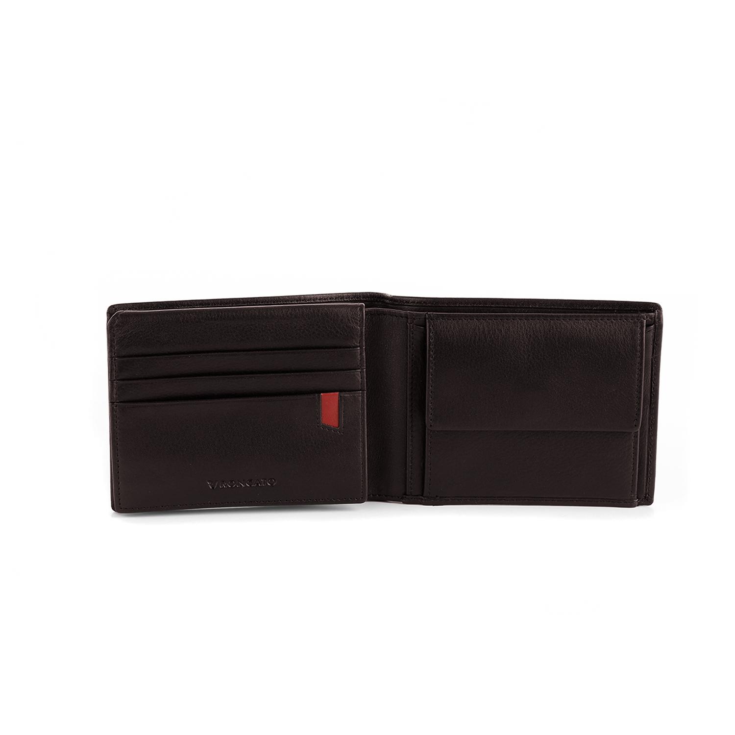 PASCAL Cartera de hombre 13x9.5x1.5 cm - Marrón