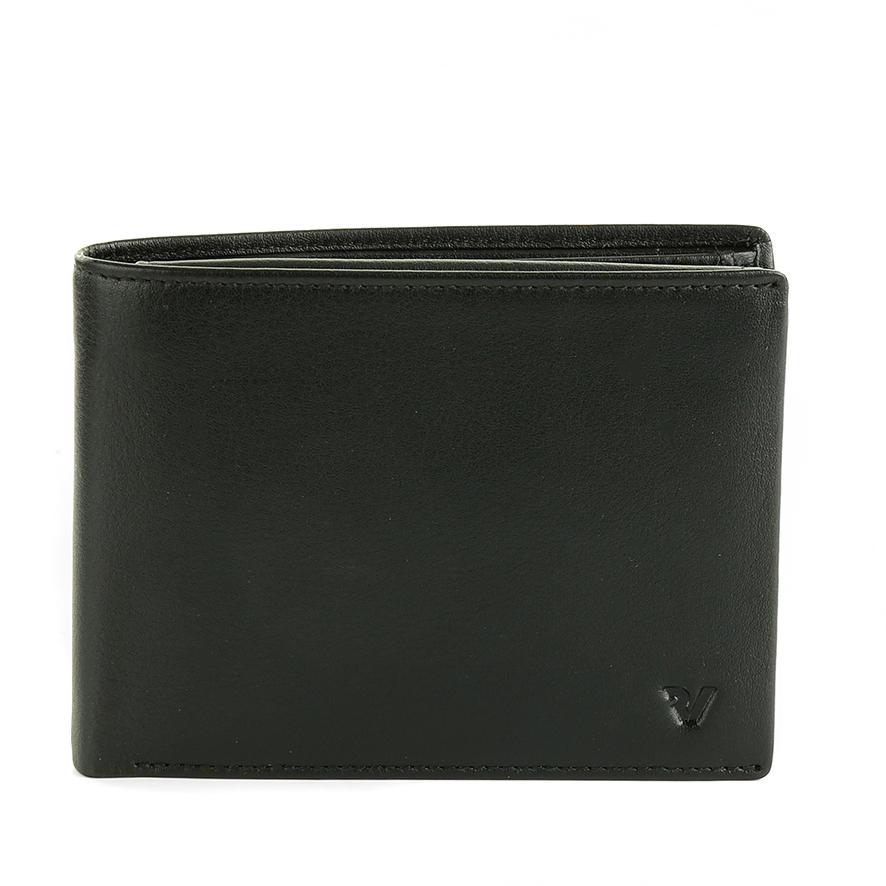 PASCAL Cartera de hombre 13x9.5x1.5 cm - Negro