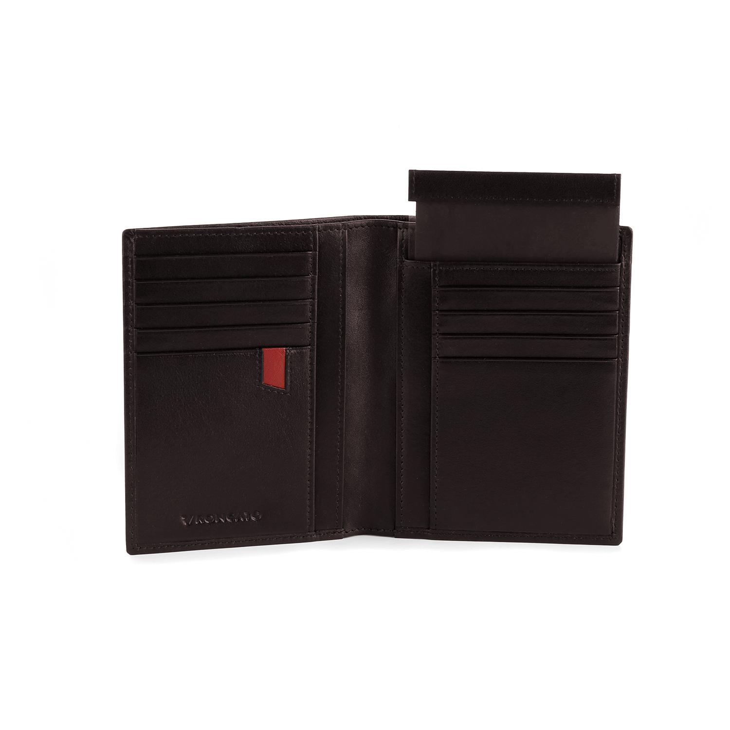 PASCAL Portafoglio uomo 9.5x13.5x1.5 cm - Marrone