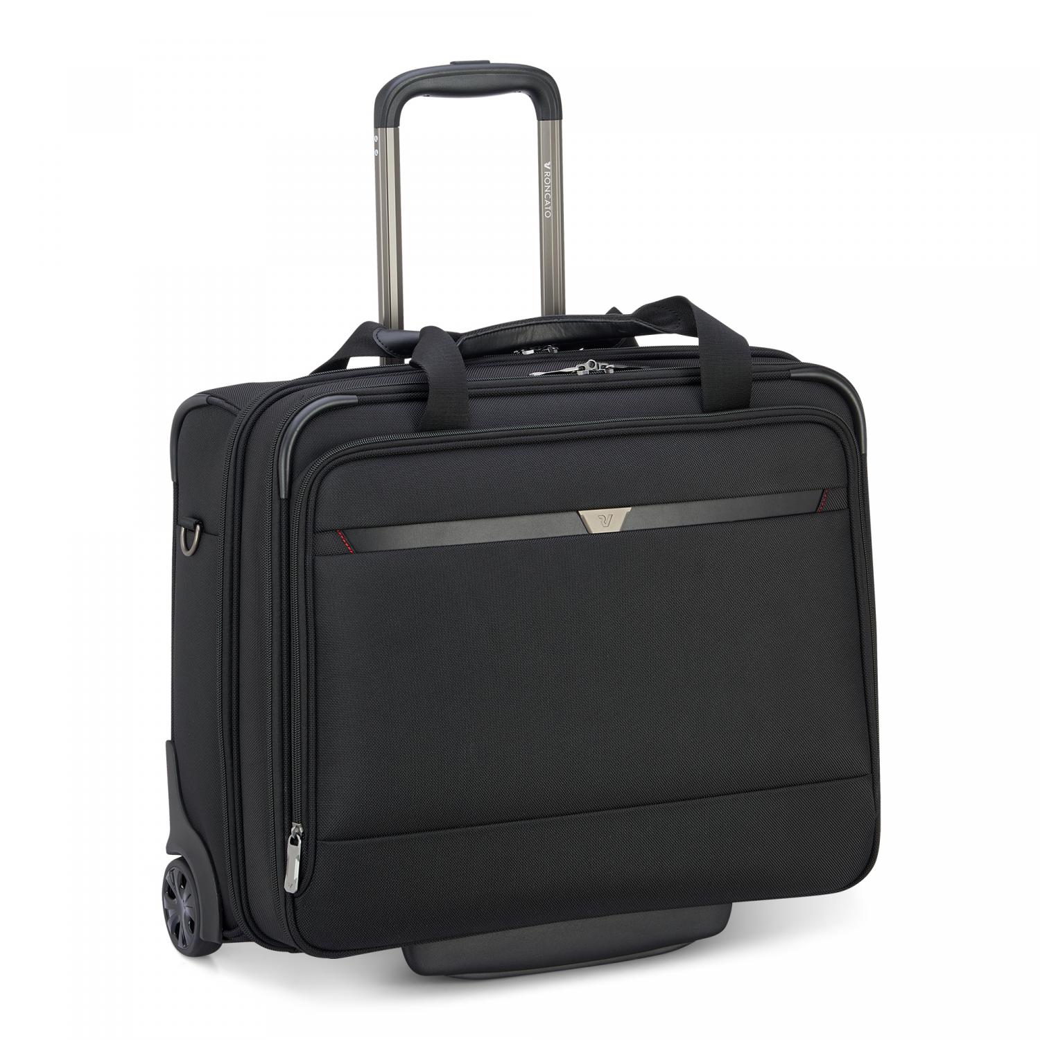 BIZ 4.0 Laptop spinner with 17 Laptop Compartment -  42x49x20 cm - Black