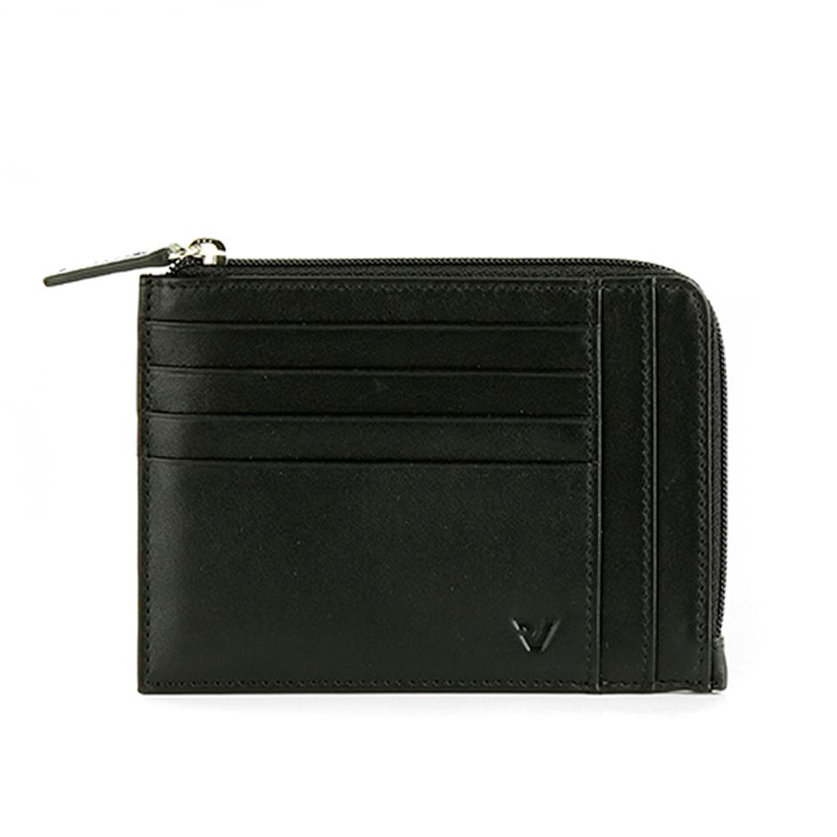 PASCAL Porta carte di credito 12.5x10x1 cm - Nero