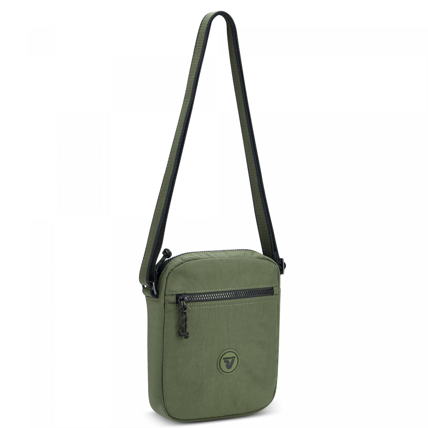 ROLLING Sacoche homme 19x22x4 cm - Vert militaire