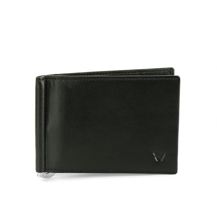 PASCAL Portefeuille homme 11.5x9x1.5 cm - Noir