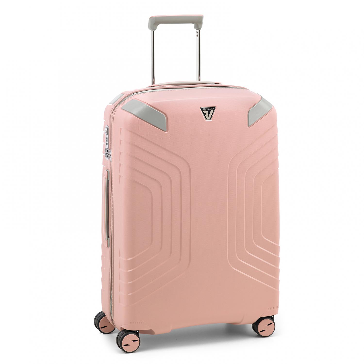 YPSILON 2.0 Trolley medio 69 cm - Rosa Pastello