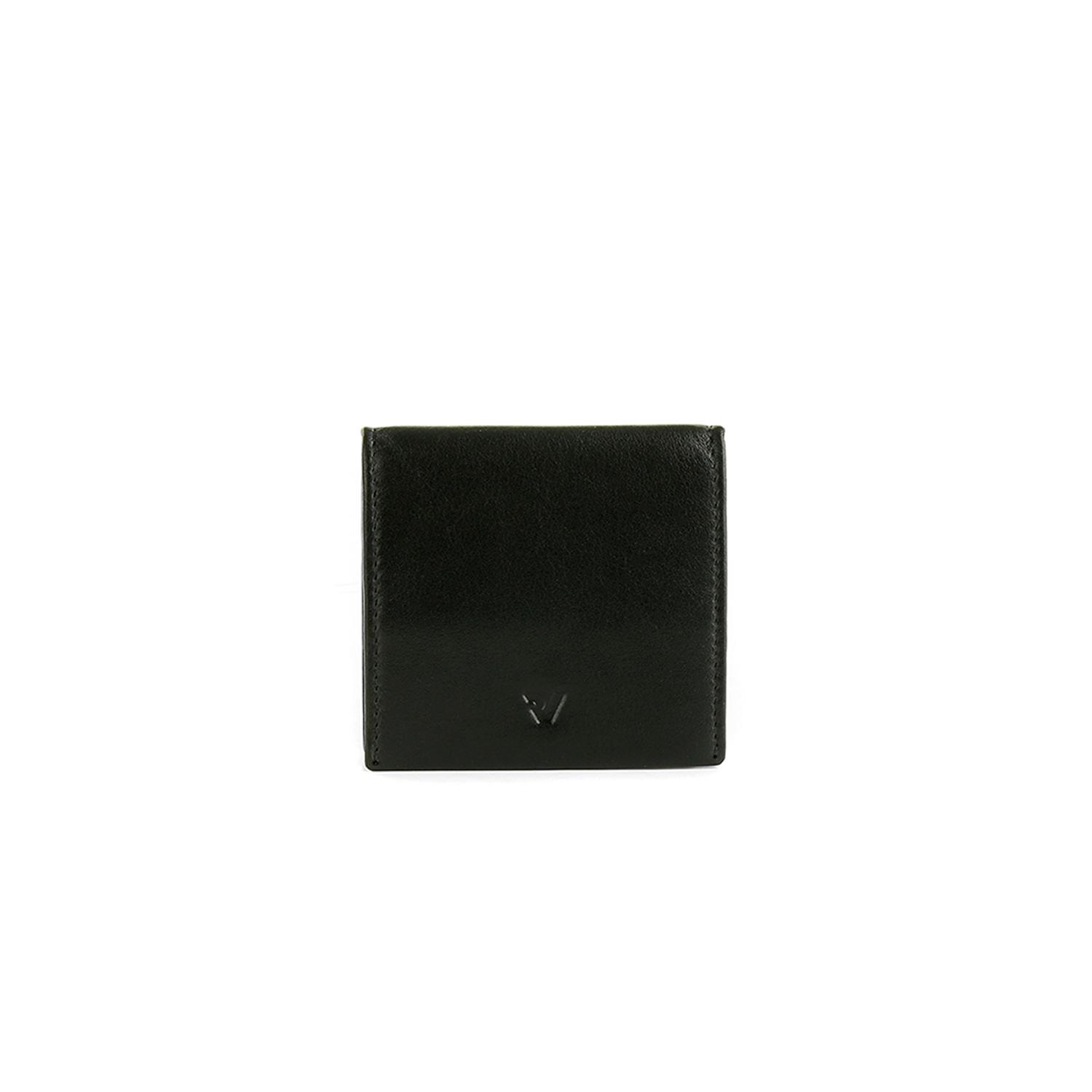 PASCAL Monedero 7x7x2 cm - Negro