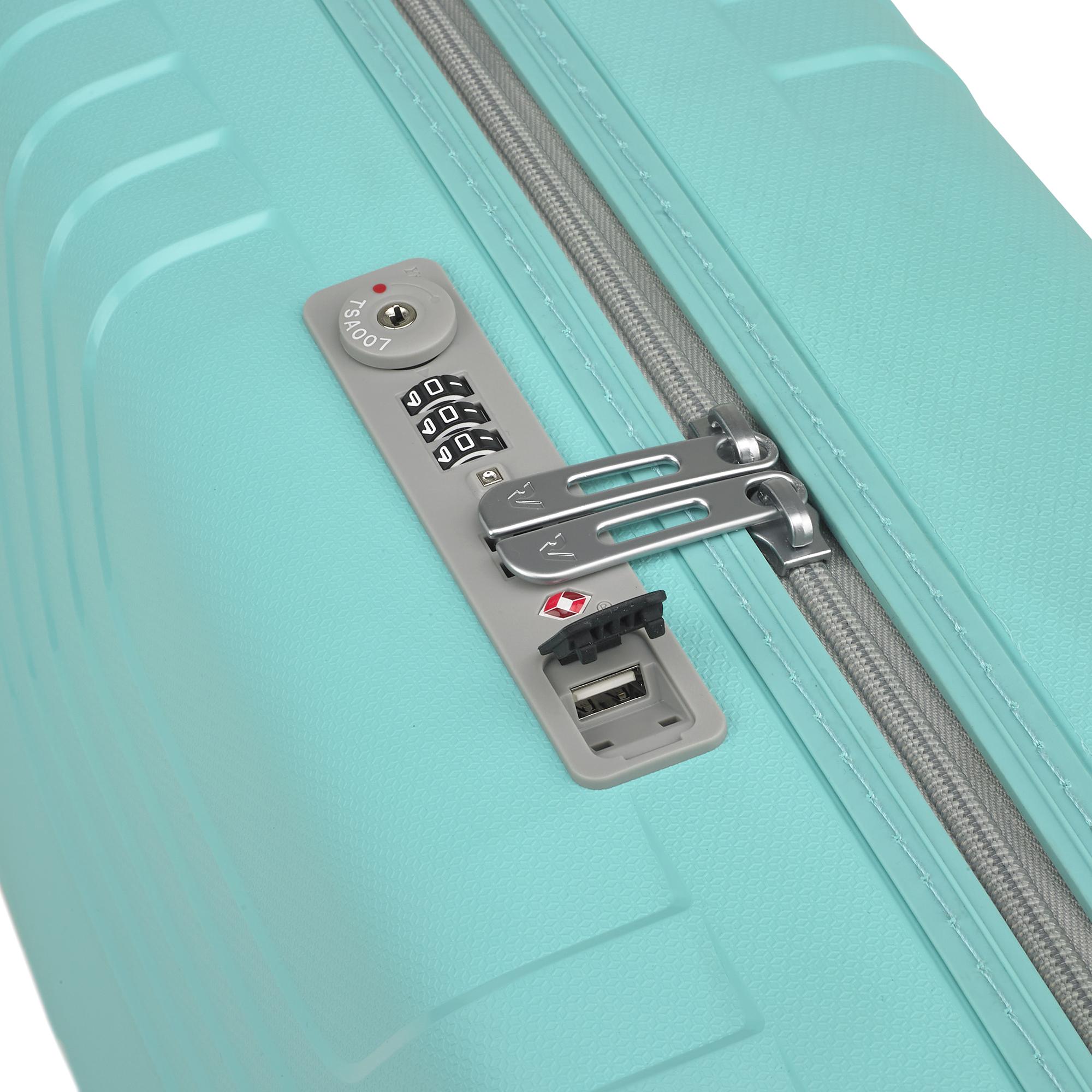 YPSILON 2.0 Valise cabine 55x40x20 cm - Vert d'eau