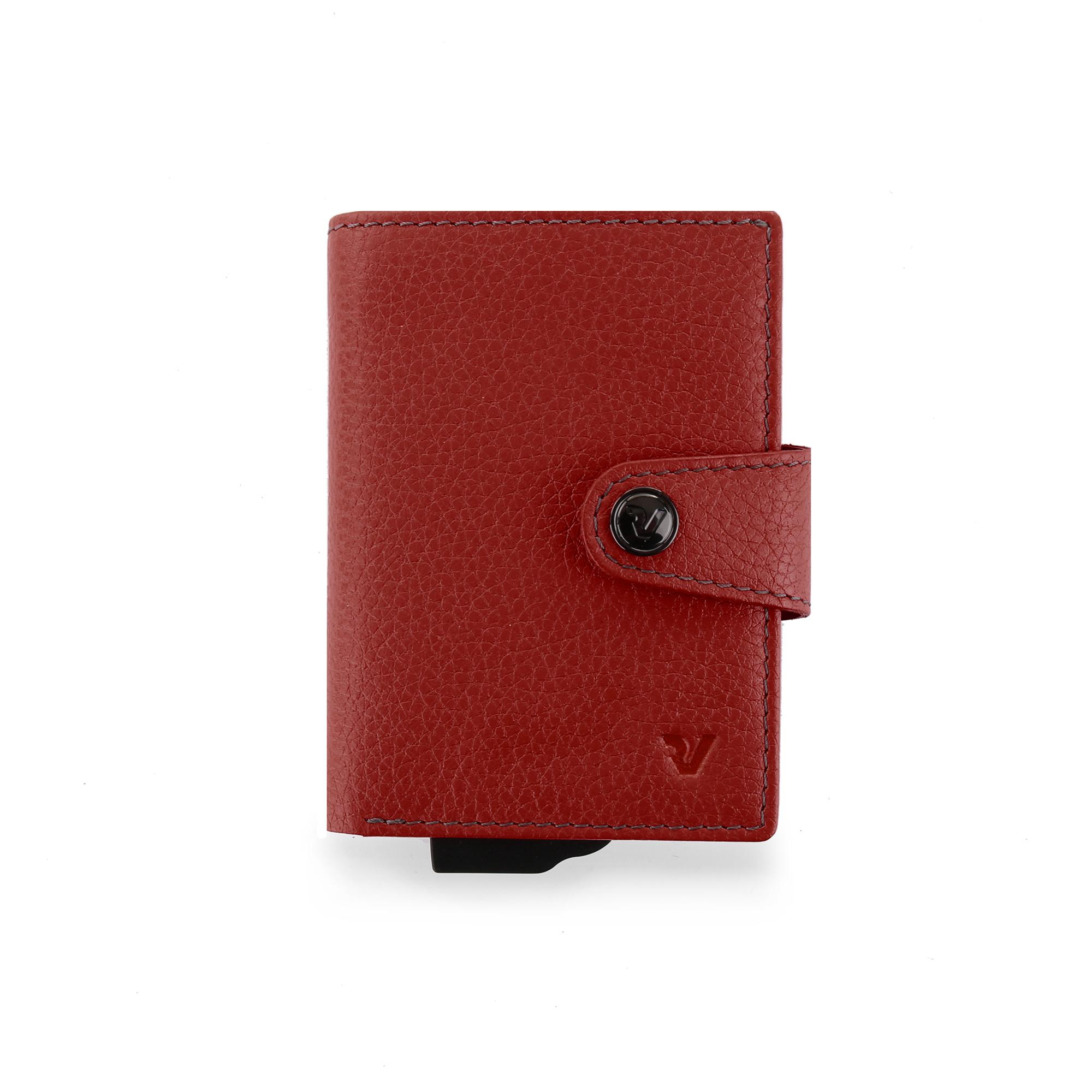 IRON 4.0 Porte-cartes 7.5x10.5x2 cm - Rubis