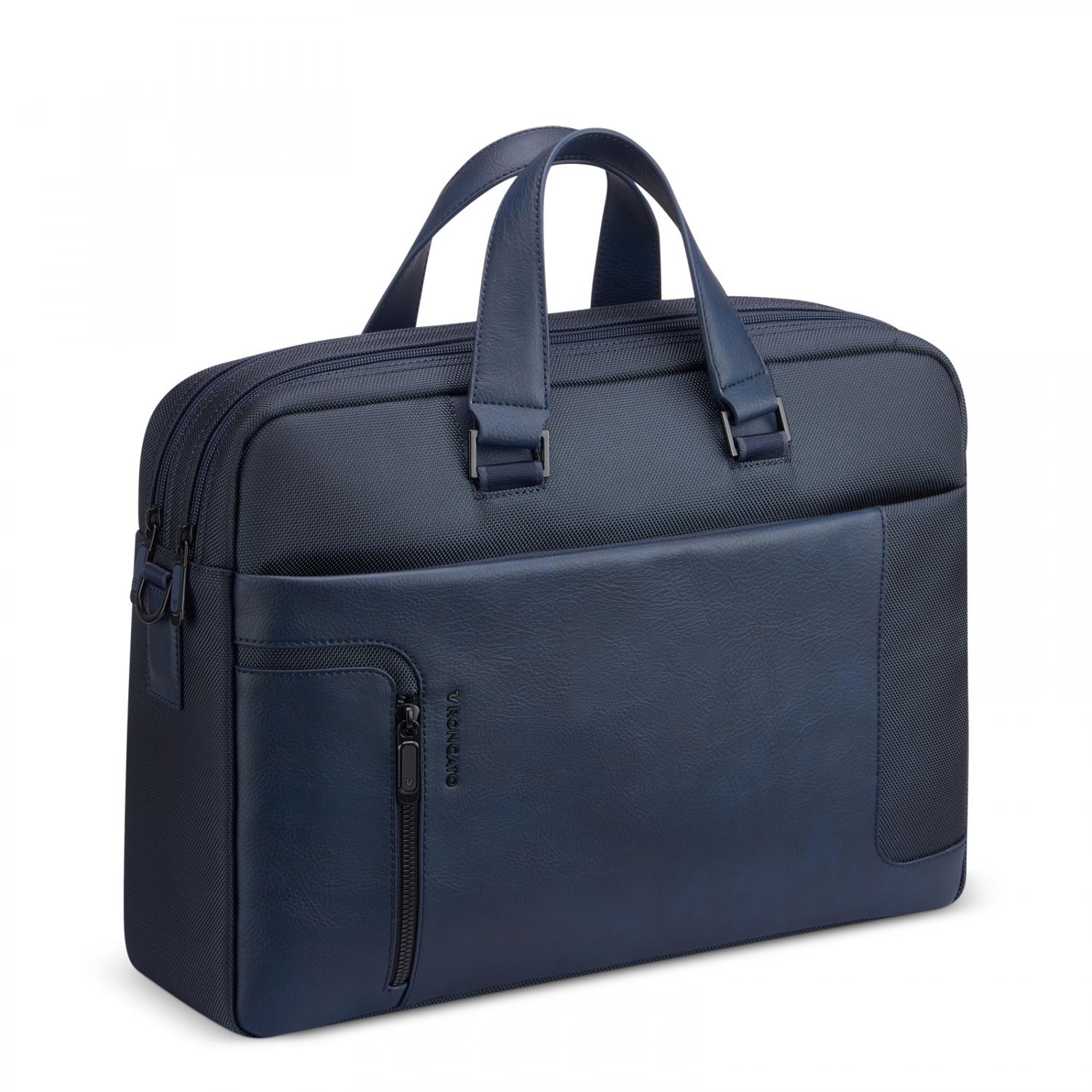 PANAMA 4.0 Borsa porta computer porta PC 15.6 -  30x42x12 cm - Blu Notte