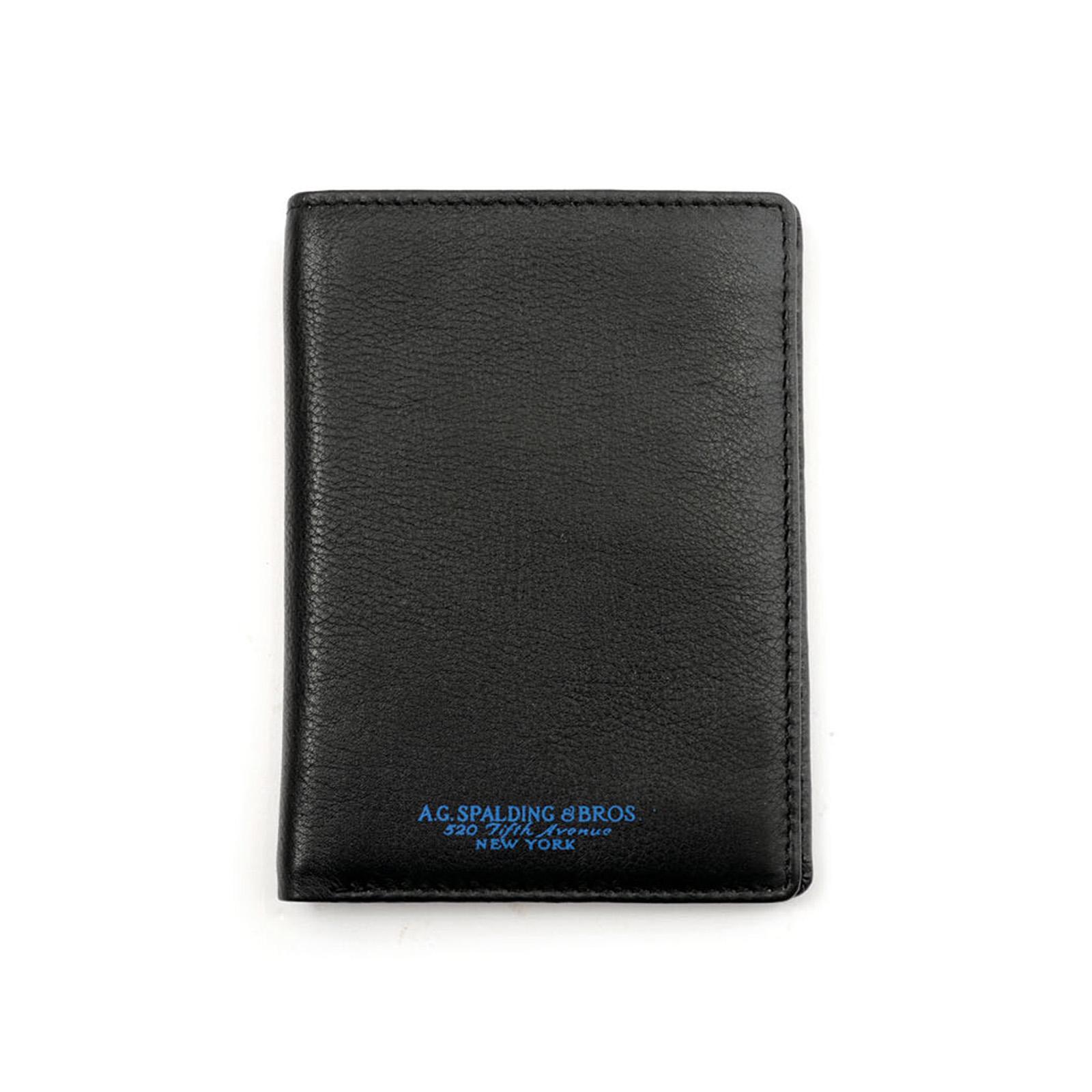 Manhattan Color Vertical 8cc Wallet BLACK/blue 