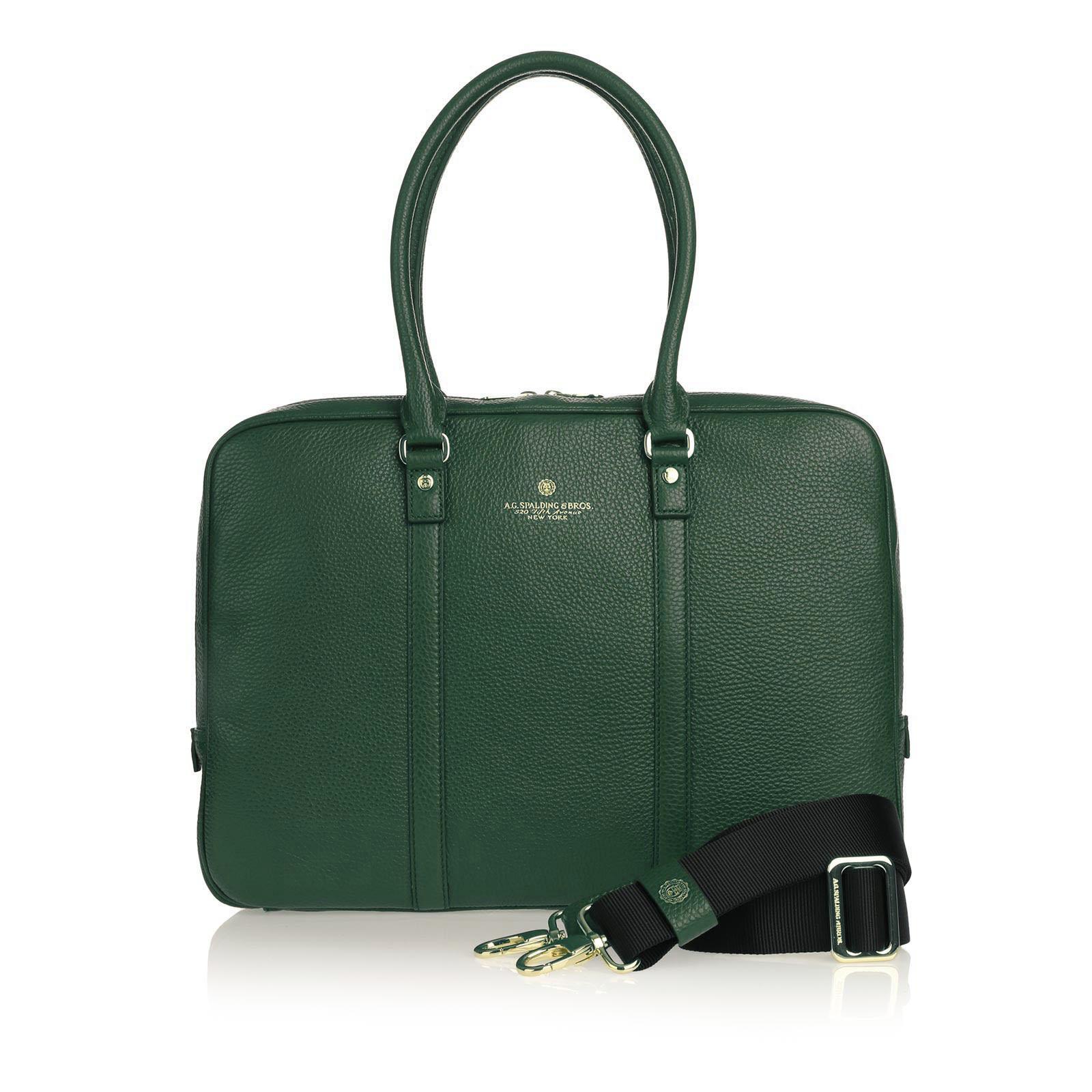 Tiffany Long Handle Briefcase Green A.G.Spalding&Bros
