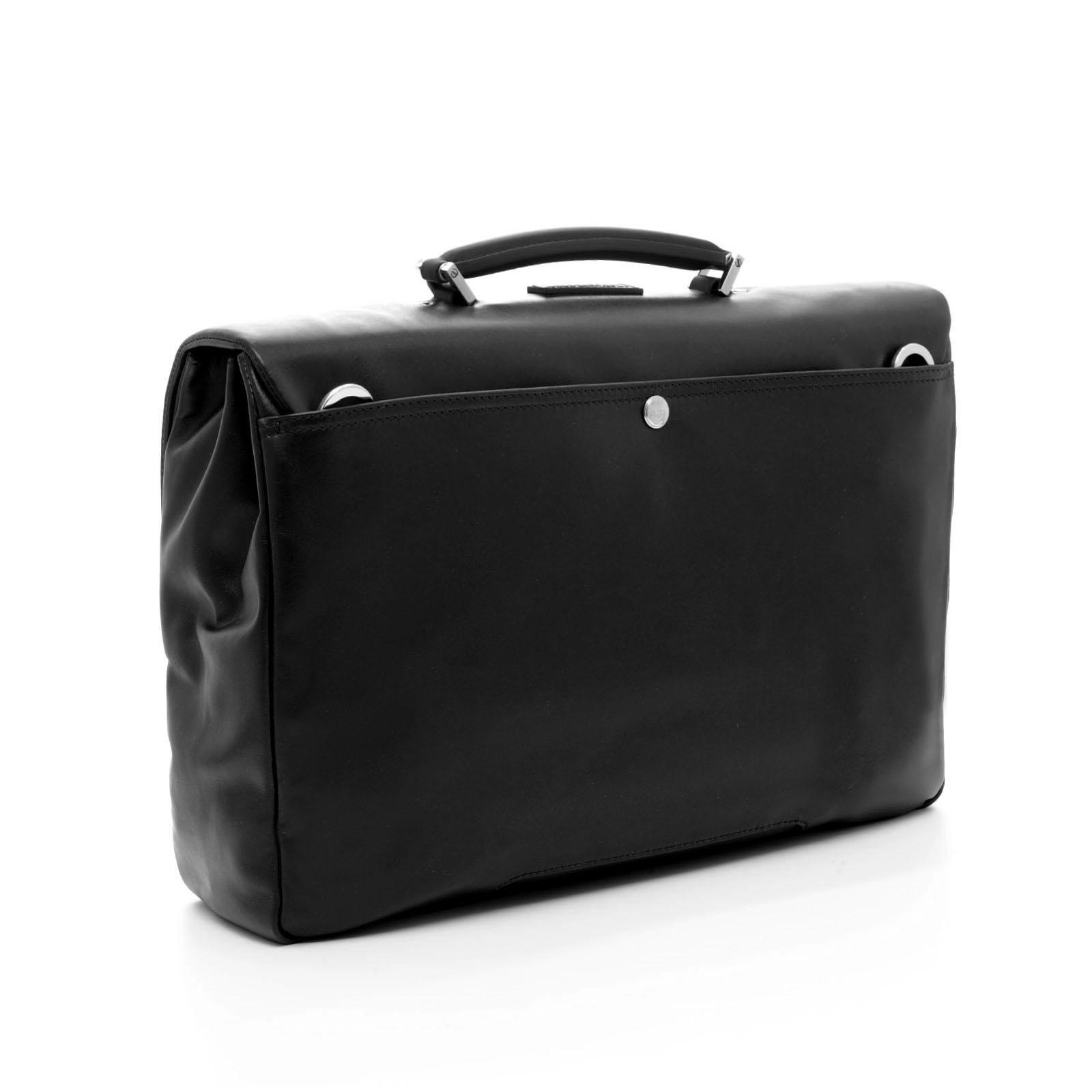 New York 2 Locks Briefcase Black 