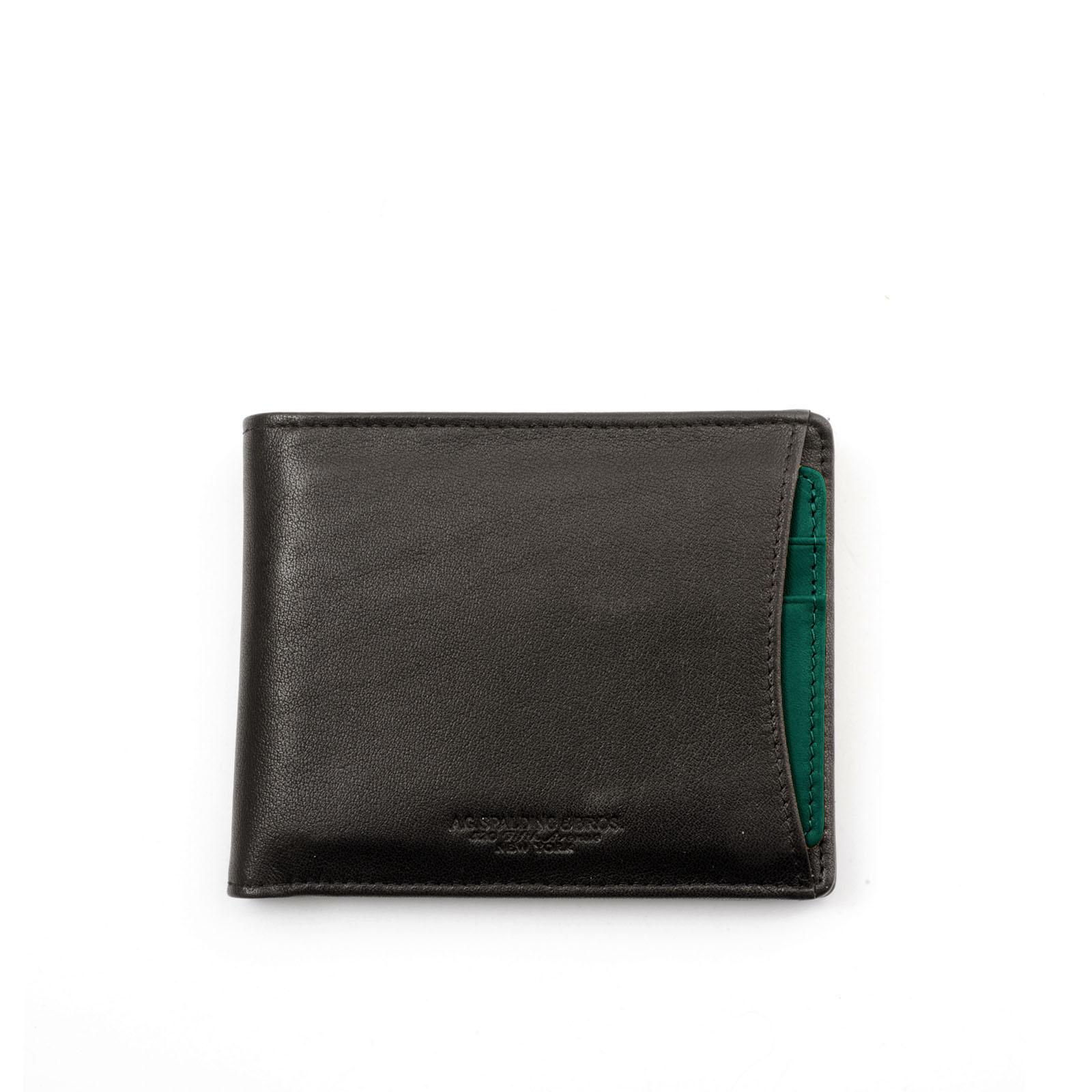 Horizontal Wallet 4cc +coins Holder + Credit Card Holder Element DARK BROWN A.G.Spalding&Bros