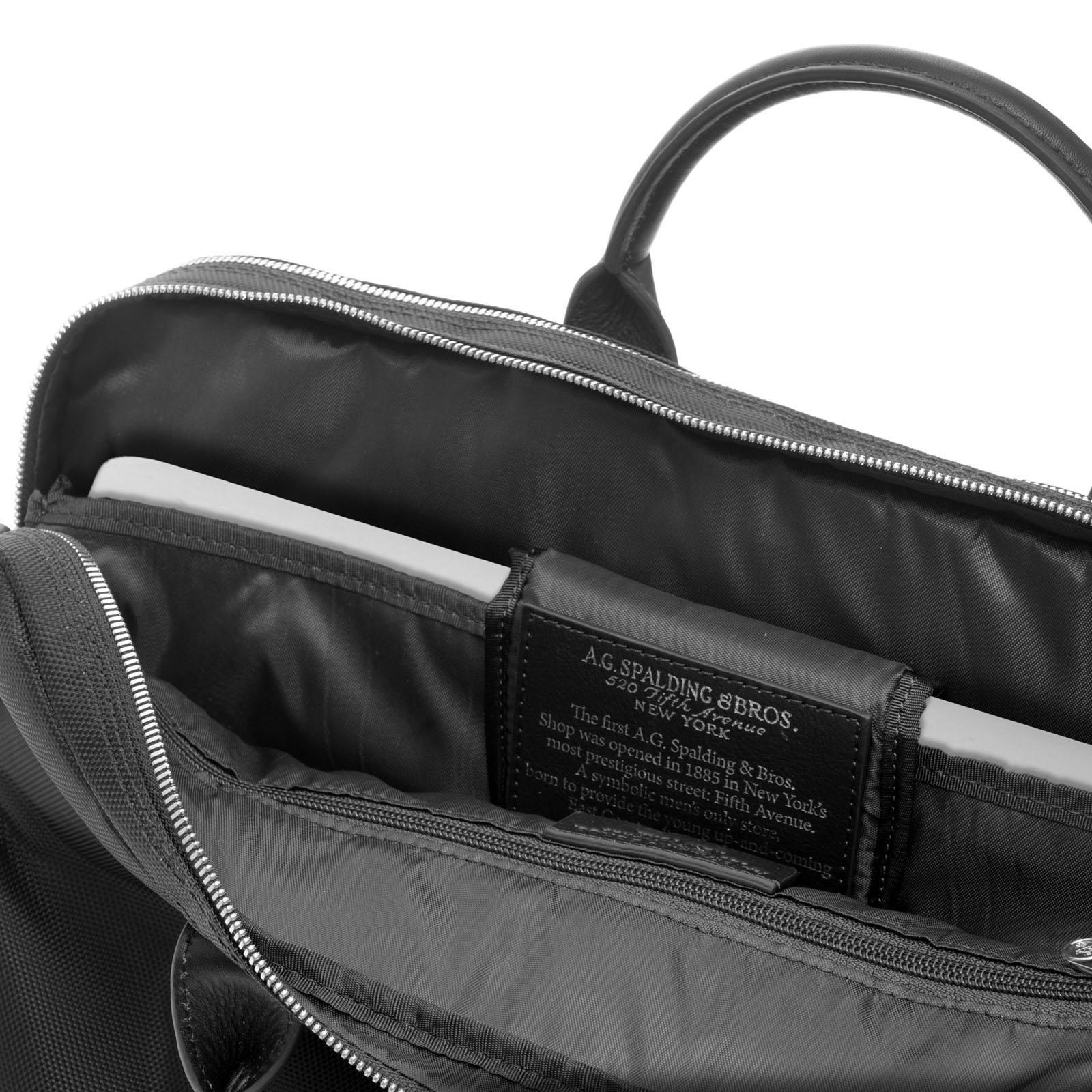 New Metropolitan 2 Zip Briefcase BLACK 