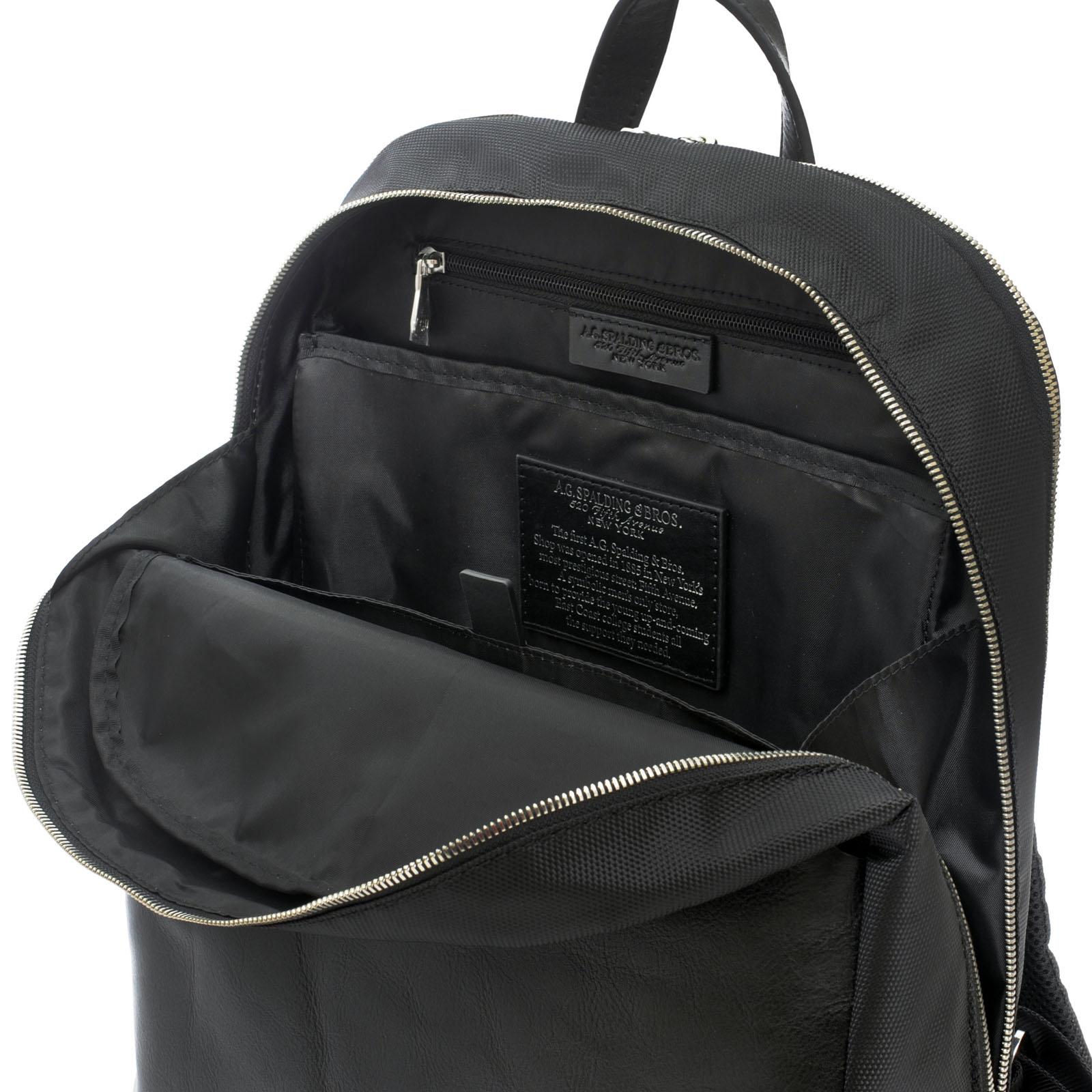 New Metropolitan Rond 2 Zip Sac À Dos NOIR 