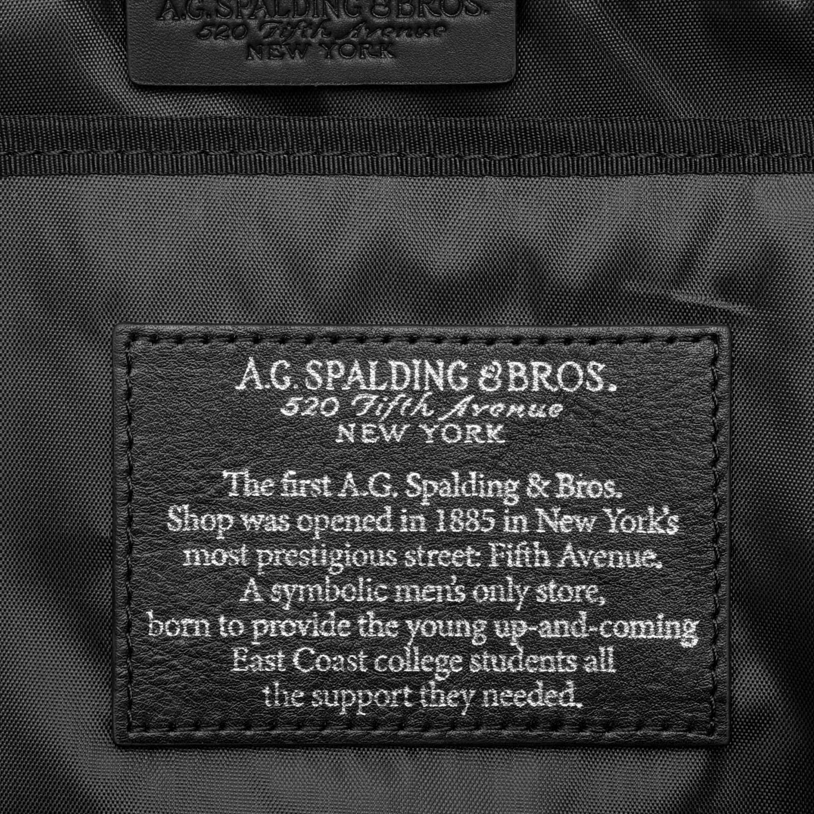 New Metropolitan Square Backpack BLACK A.G.Spalding&Bros