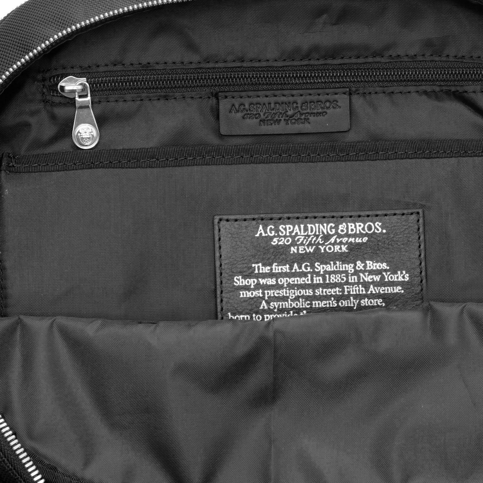 New Metropolitan Square Backpack BLACK A.G.Spalding&Bros
