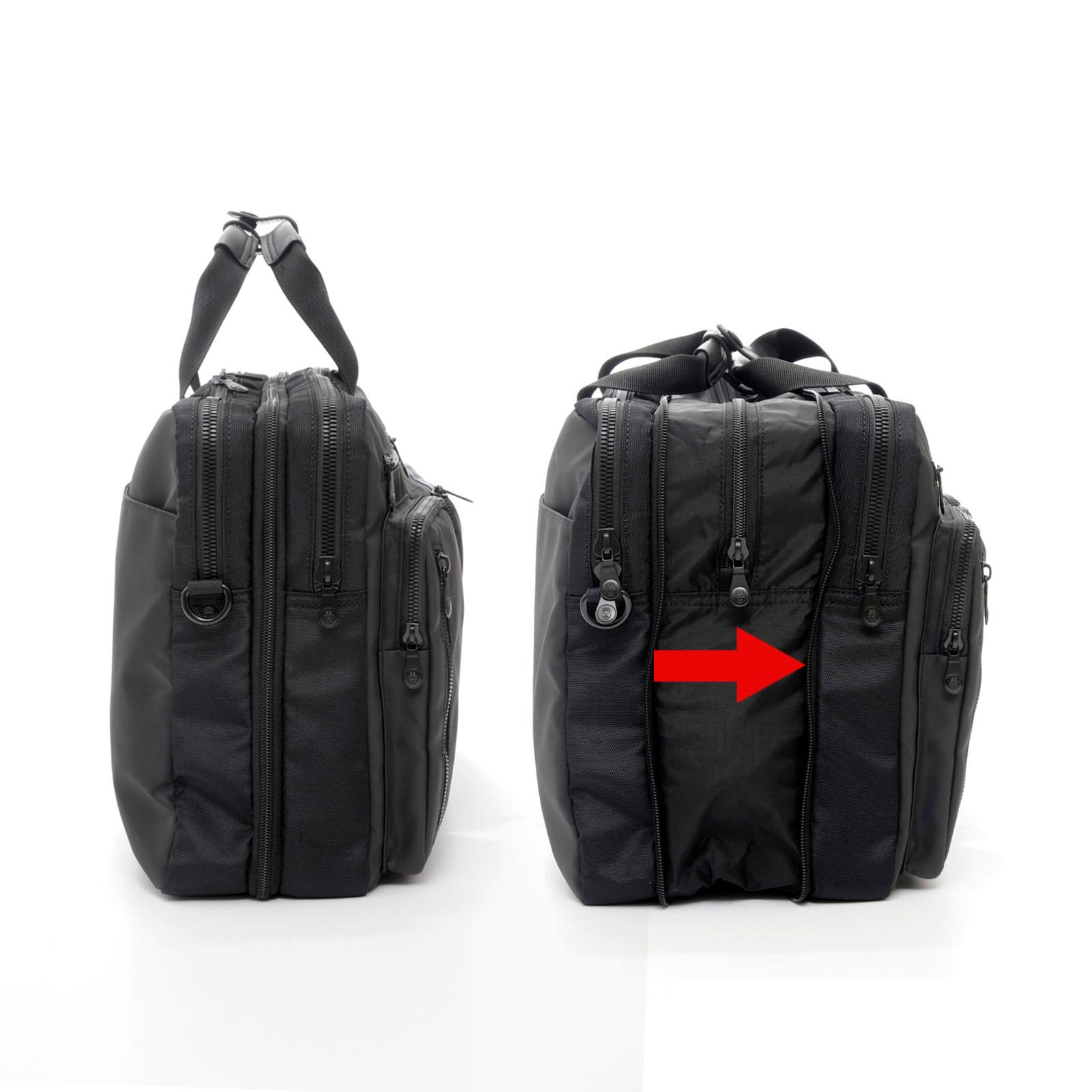 Briefcase Expandable Bully BLACK 