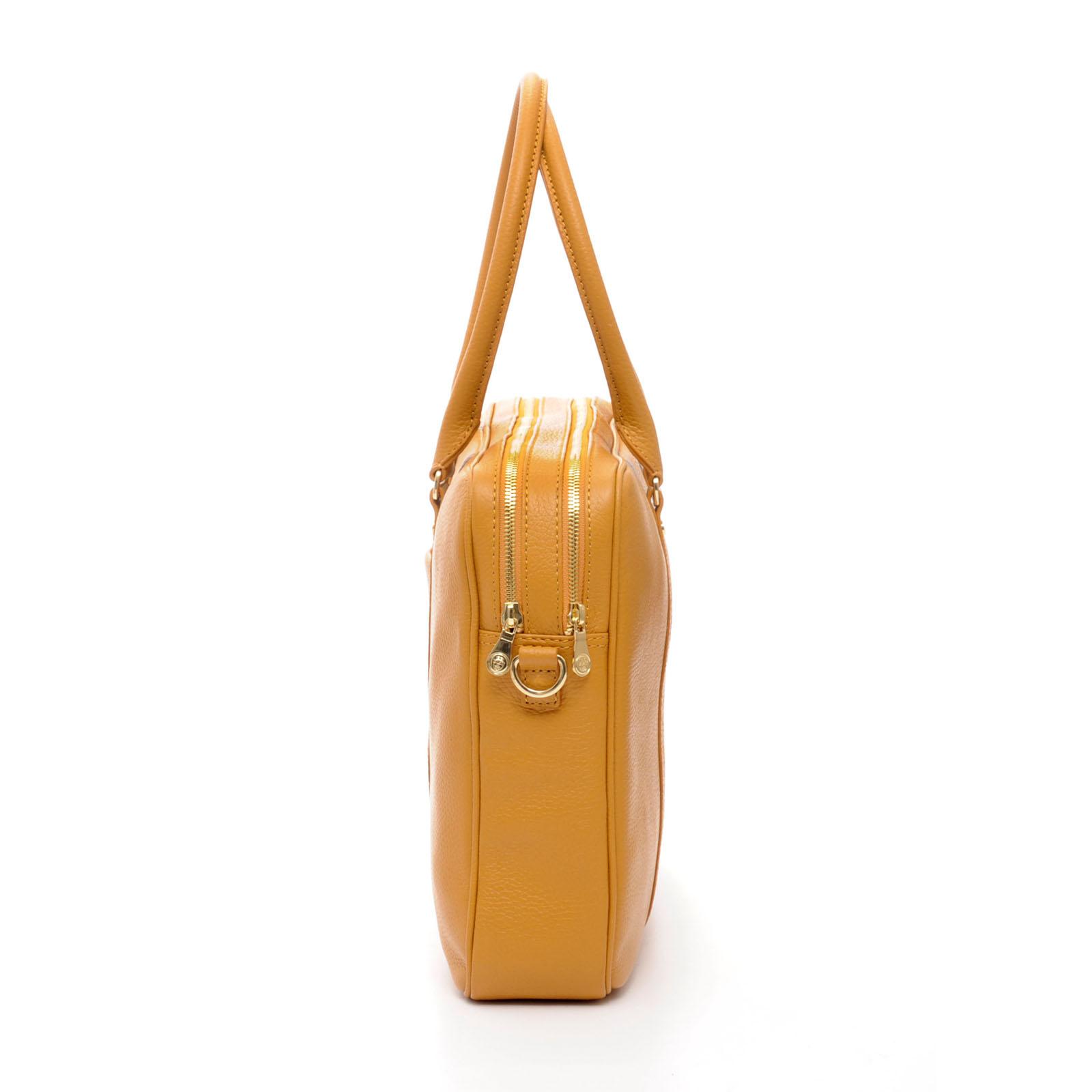 Tiffany Woman 2 Zip Briefcase Yellow 