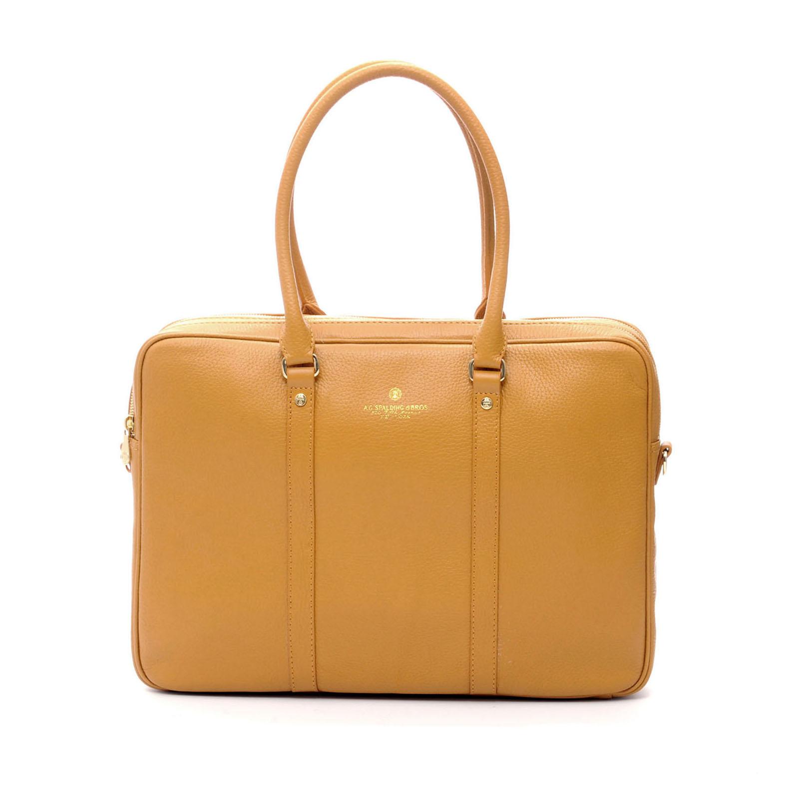 Tiffany Woman 2 Zip Briefcase Yellow 
