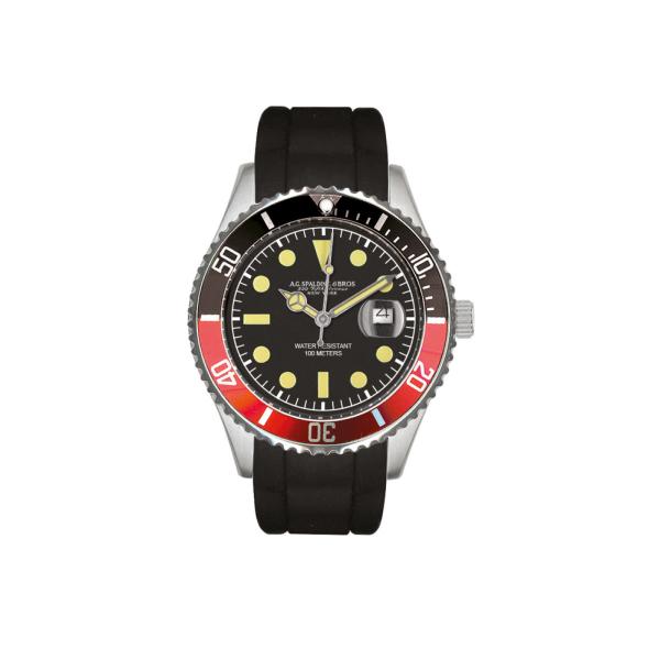 spalding & bros wristwatch red/black