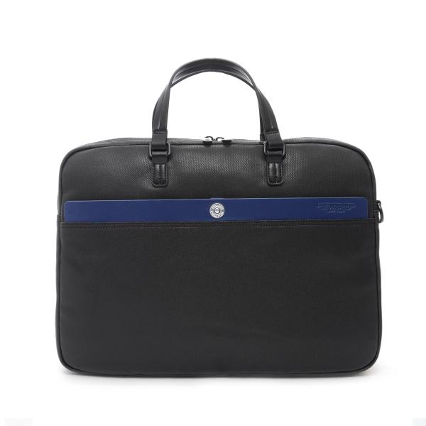 spalding & bros briefcases black with blue finish