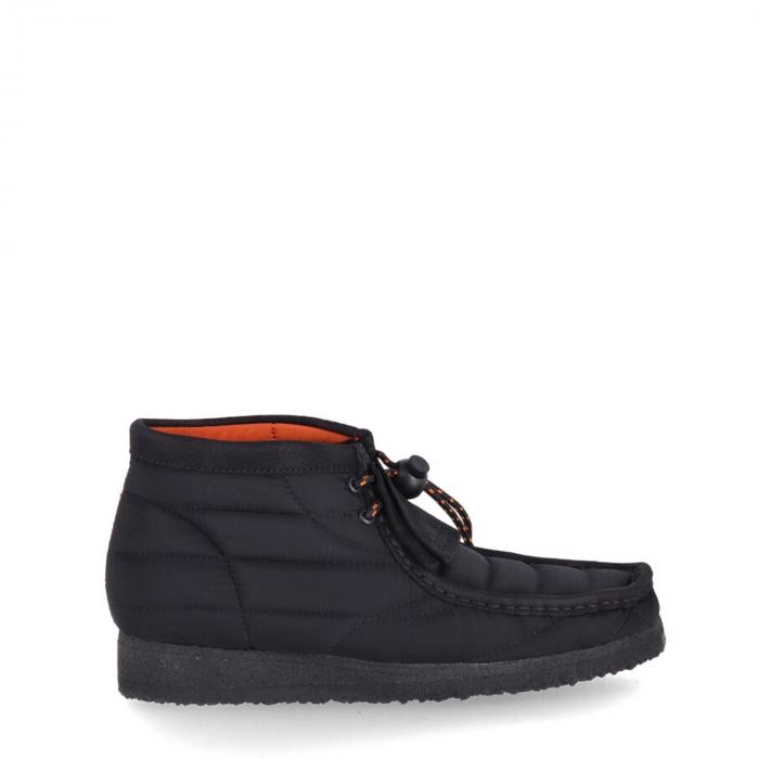 clarks lifestyle high-top black quilted
