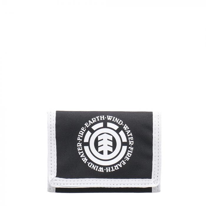 element wallets & keychains black white
