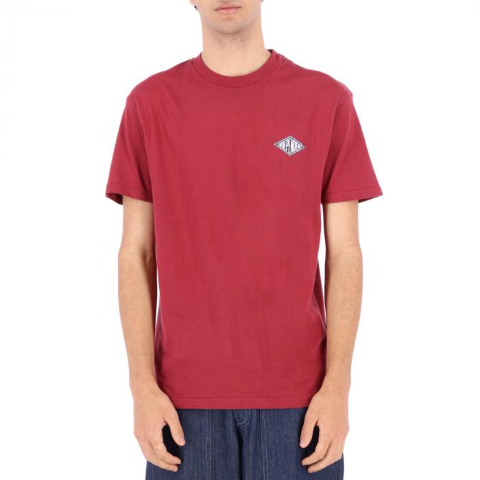 independent t-shirt maniche corte maroon