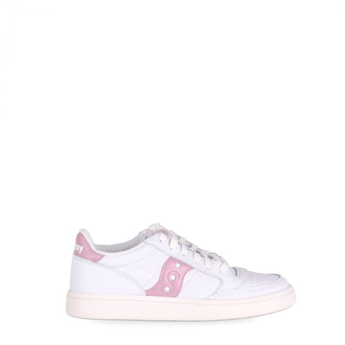 saucony lifestyle low-top white pink