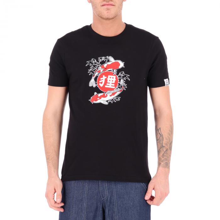 tanuki t-shirt maniche corte black